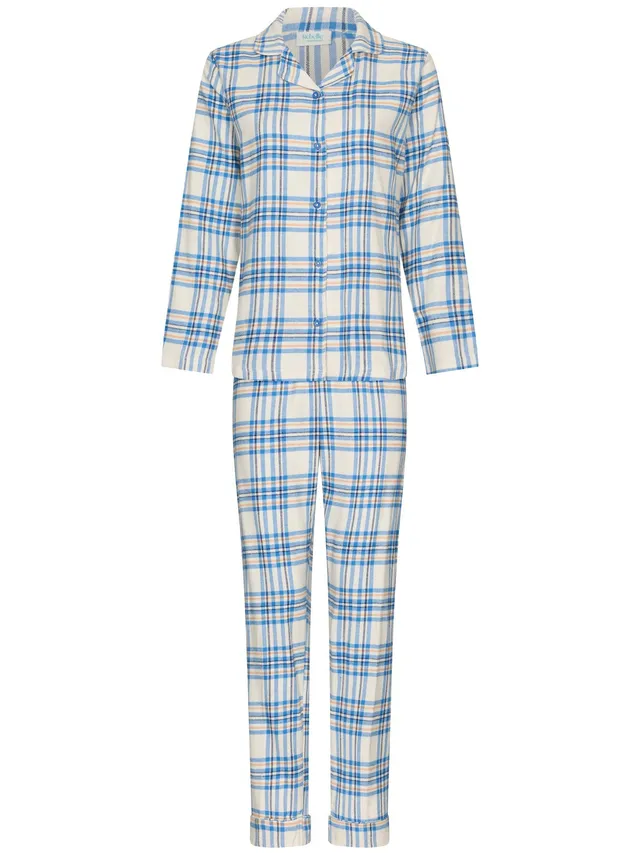 myrebelle-checks-pyjama-blau-karo-print image 1