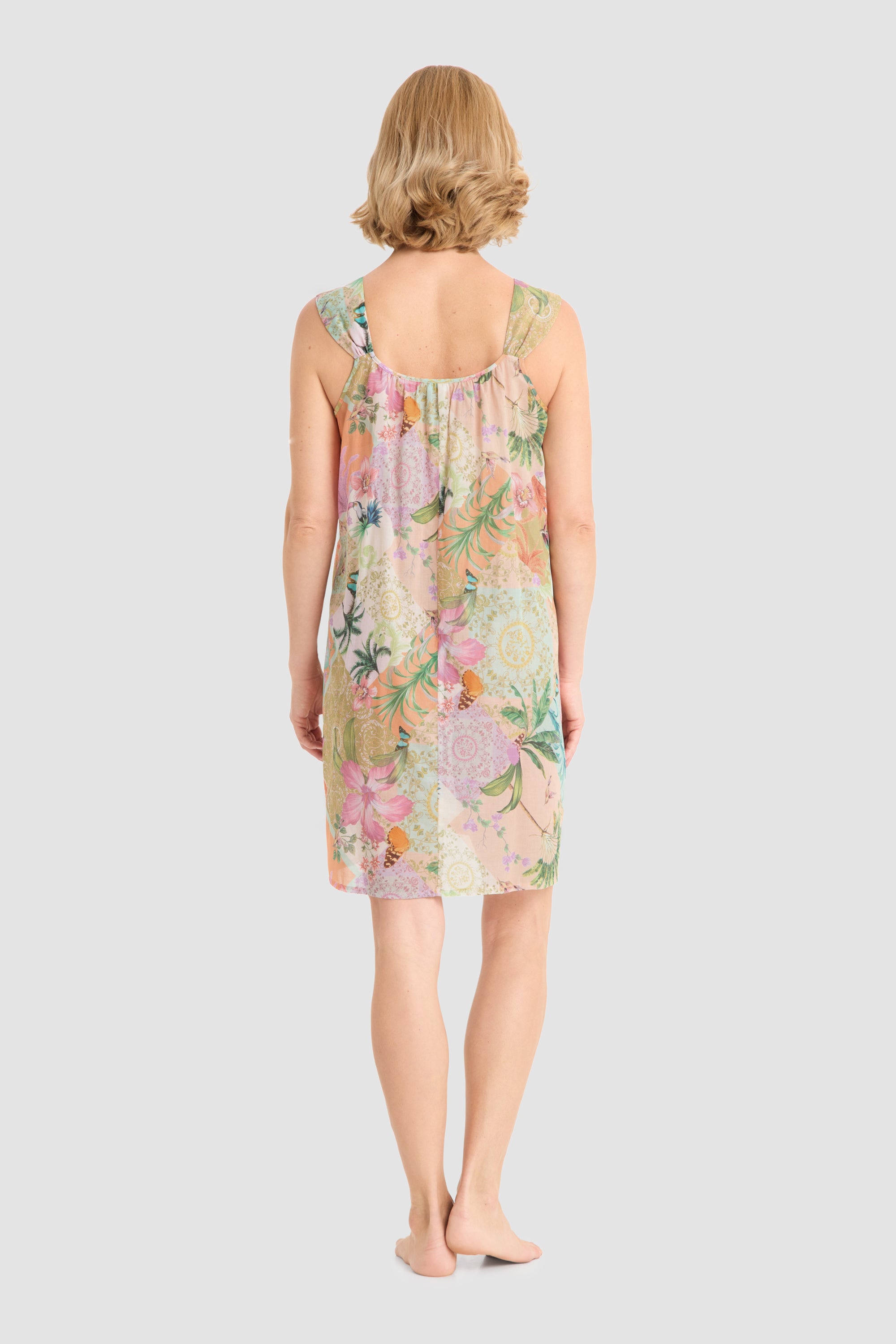 r-sch-be-happy-nachthemd-kurz-voile-blumendruck image 3