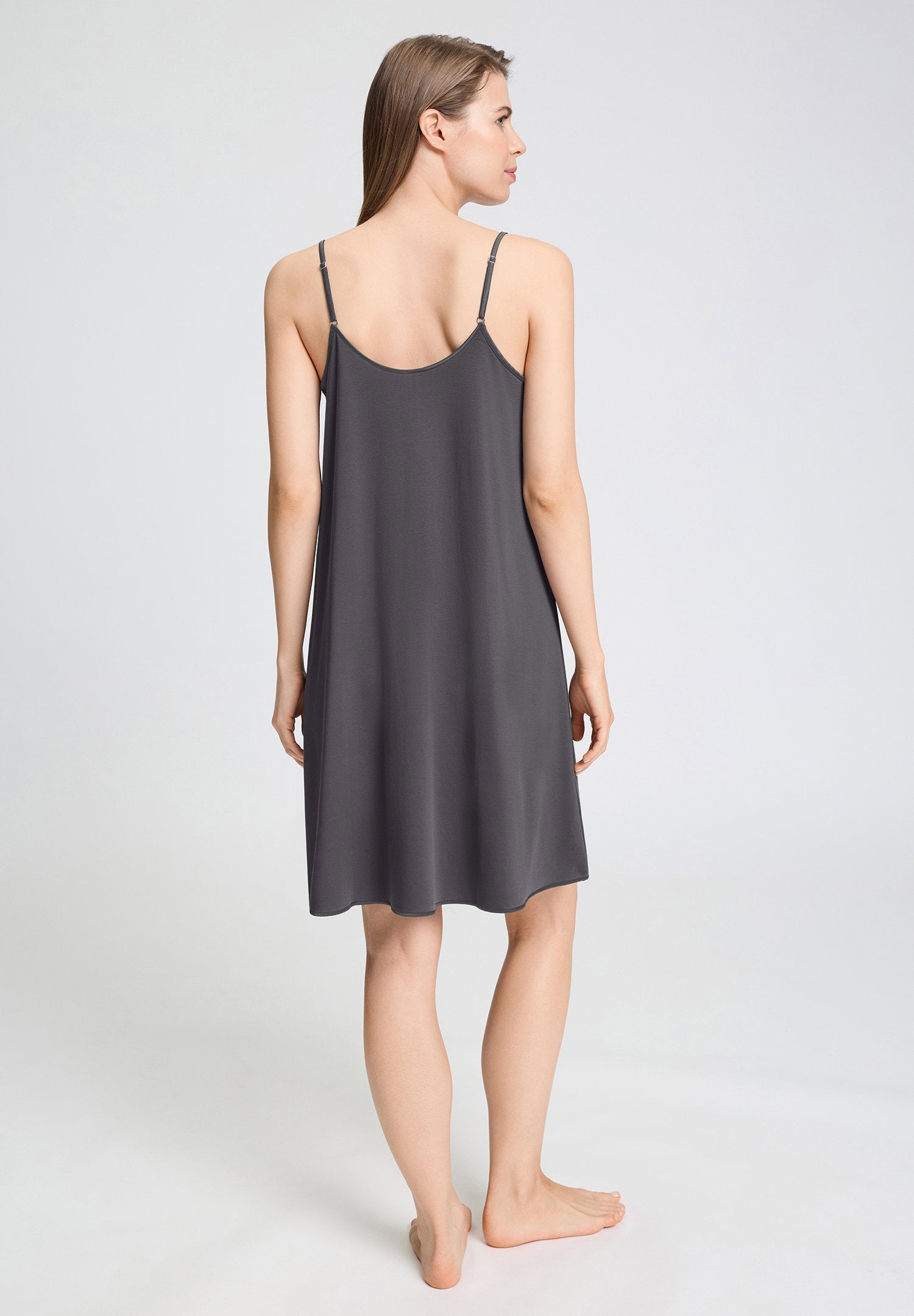 hanro-cotton-silk-spaghettikleid-boulevard-seide-95cm image 4