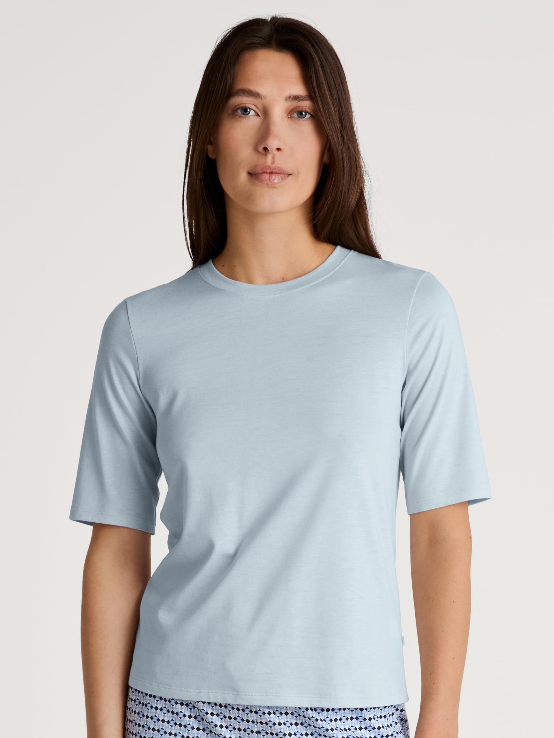 calida-favourites-lounge-t-shirt-damen-blue-topaz-baumwolle image 2