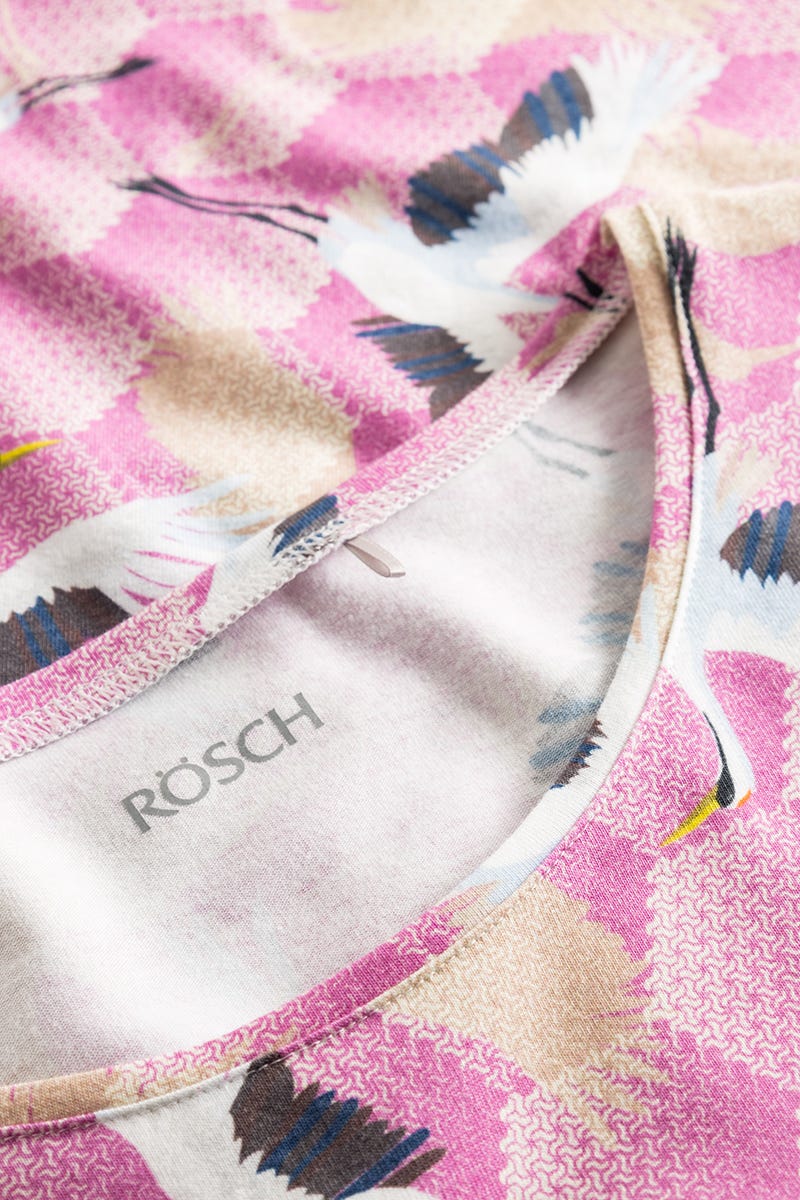 r-sch-be-happy-shirt-langarm-pink-schlafshirt-kraniche image 5