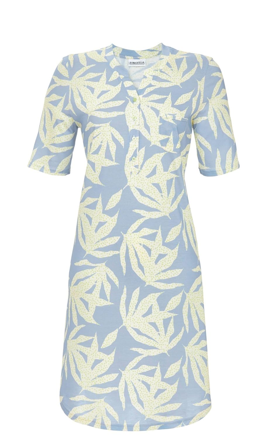 ringella-women-nachthemd-kurzarm-lavendel-gr-36-baumwolle-modal image 1