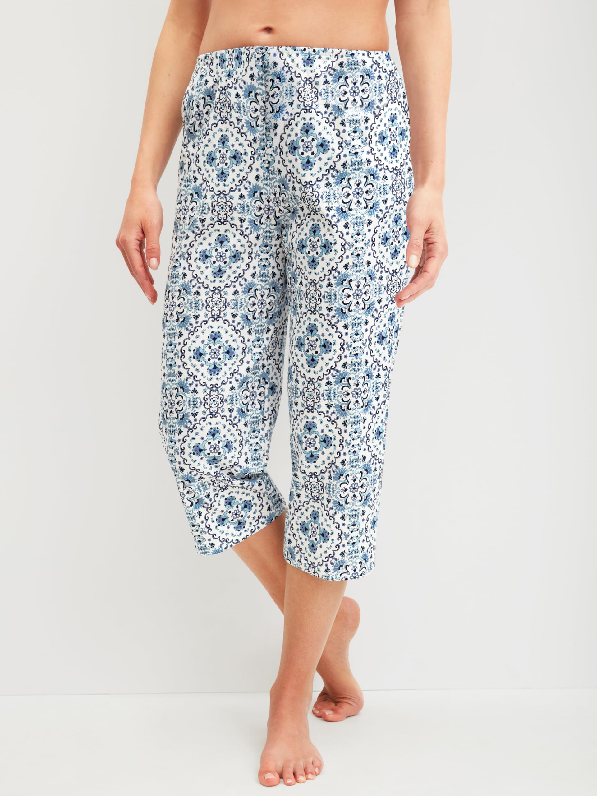 calida-favourites-lounge-damen-3-4-hose-hydrangea-blue image 2