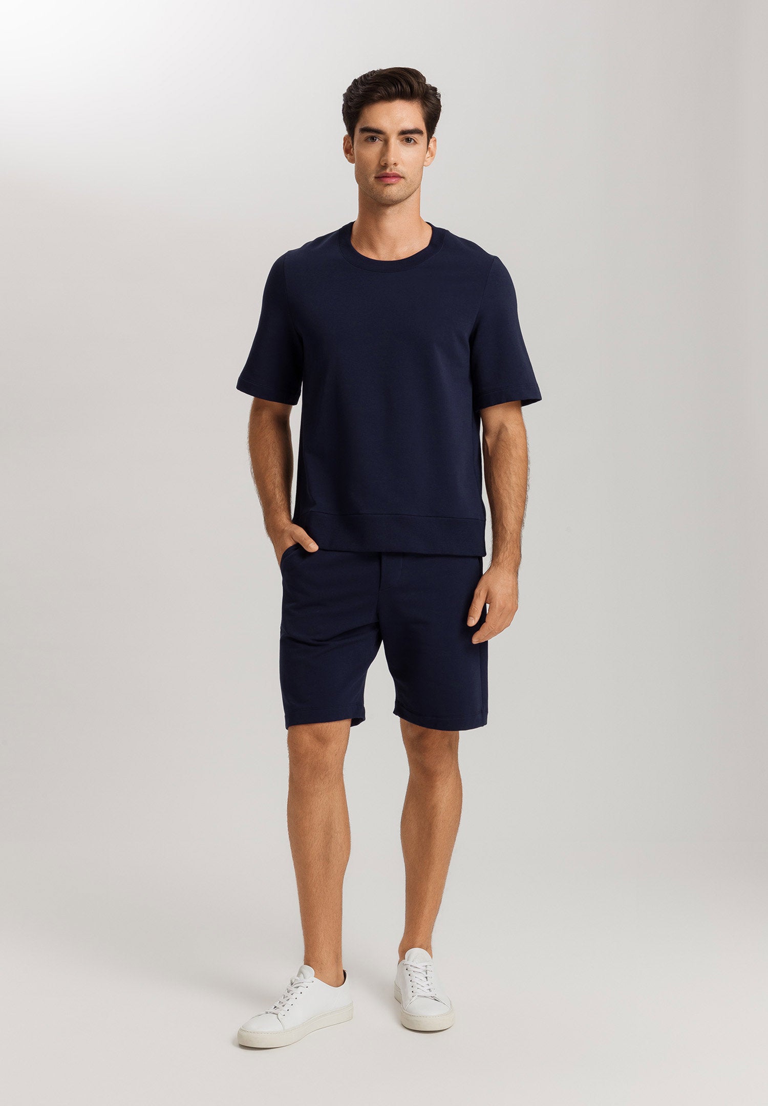 hanro-natural-living-short-pants-herren-deep-navy-bio-baumwolle image 5