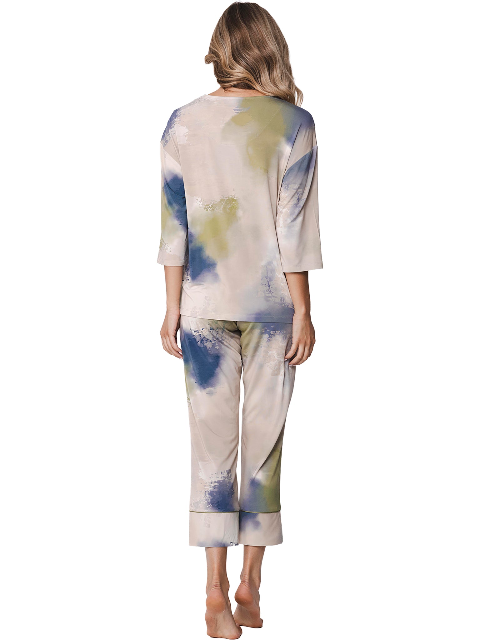 pastunette-premium-pyjama-serenity-beige-modal-damen-3-4-arm image 5