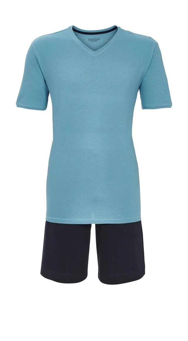 ringella-herren-shorty-atlantic-popcorn-kurzpyjama-gr-48-baumwolle image 1