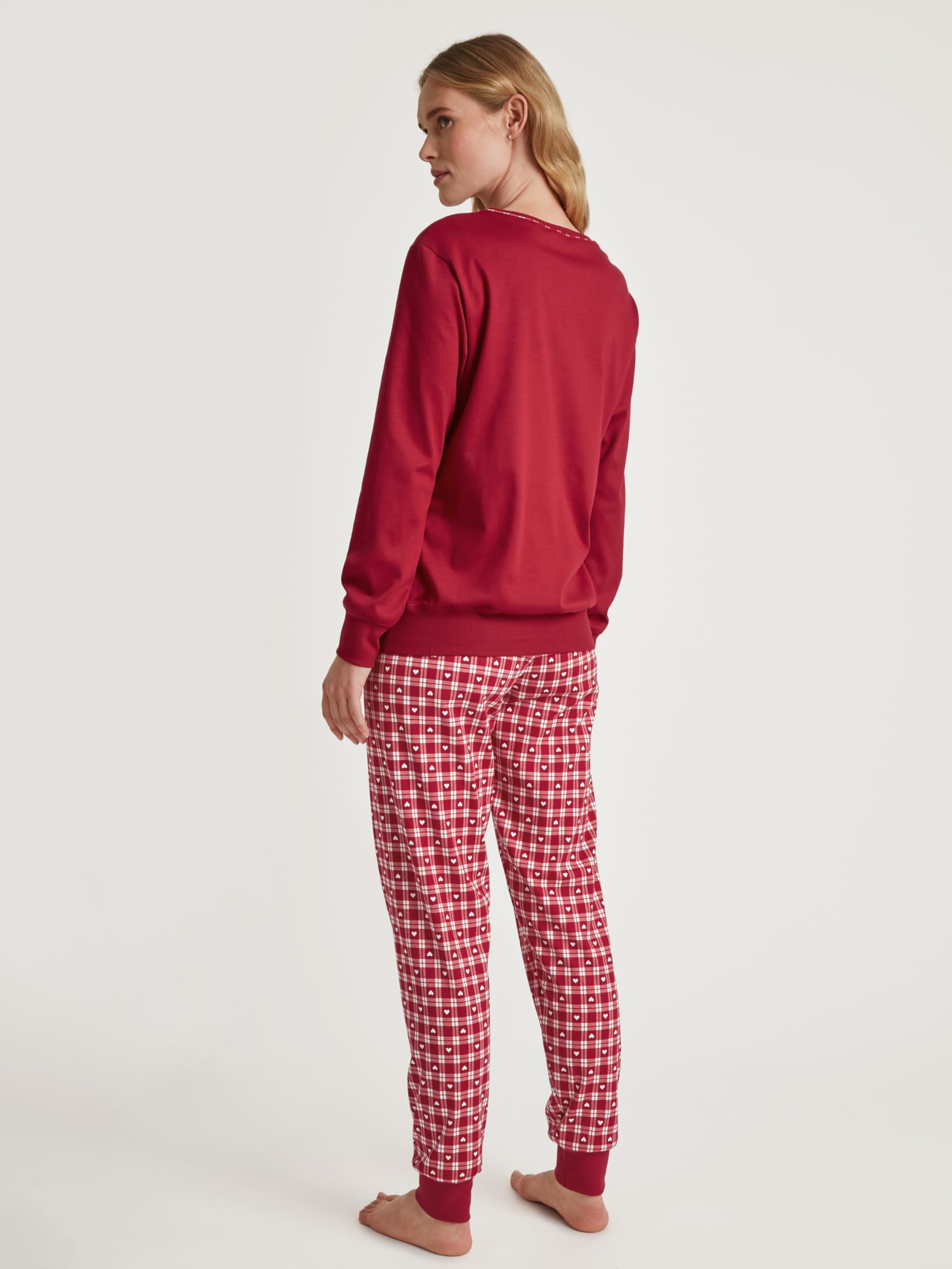 calida-family-friends-pyjama-damen-48-50-baumwolle-b-ndchen image 5