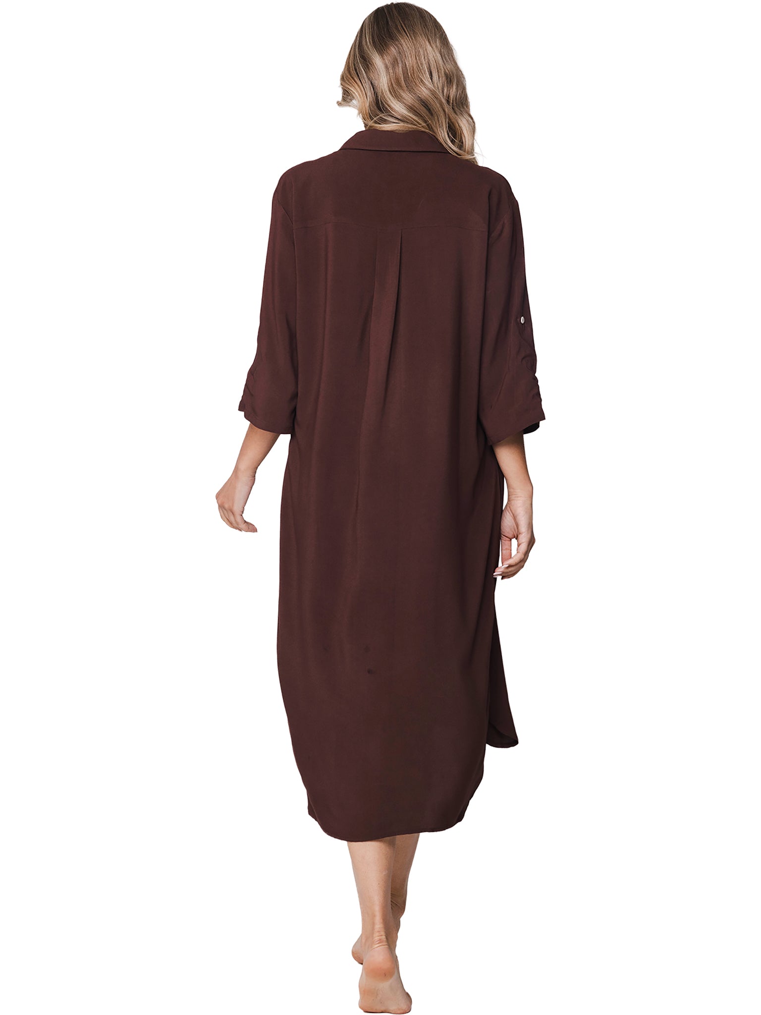 pastunette-premium-ivory-shore-kleid-braun-viskose-strand image 4