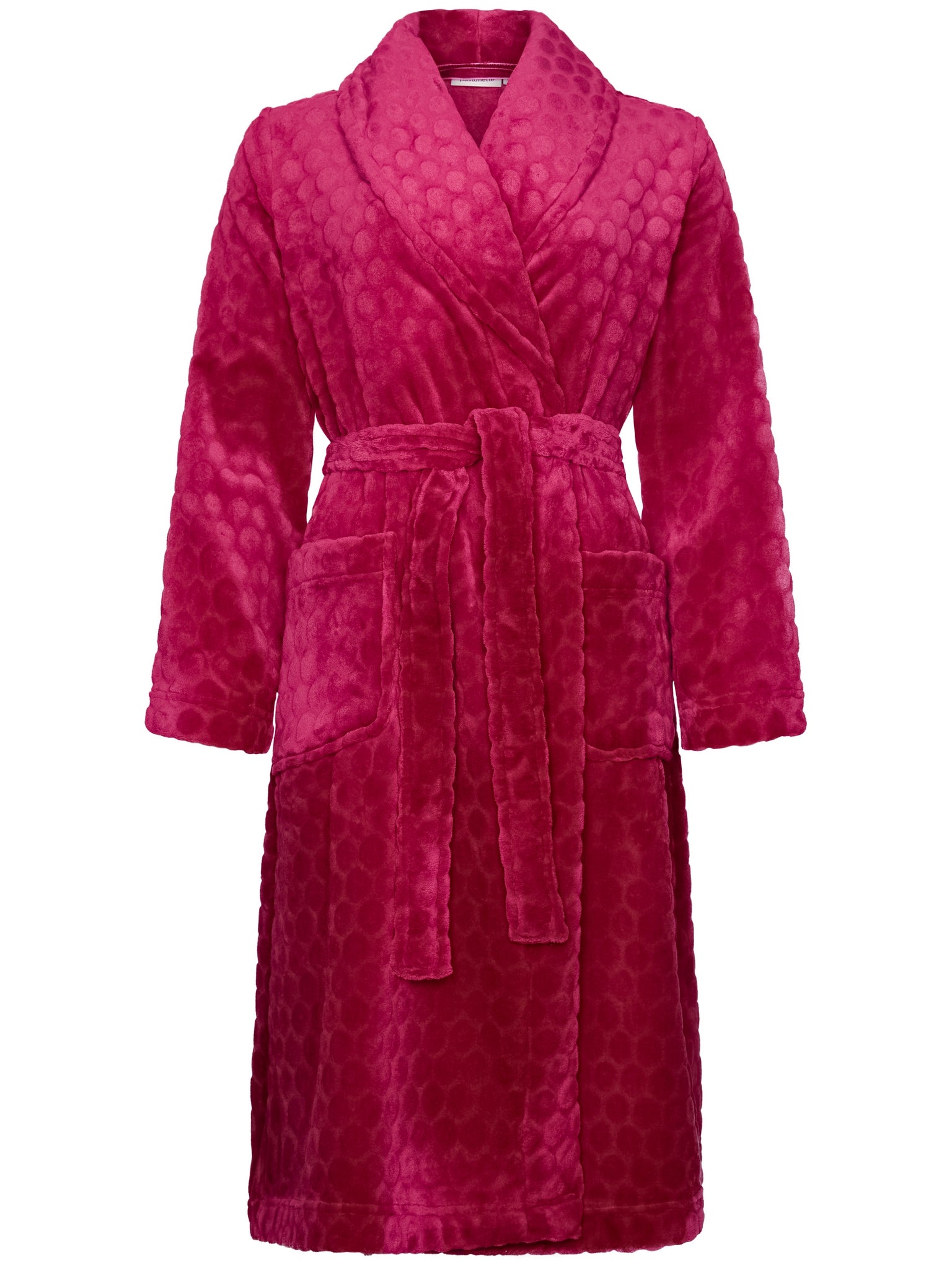 pastunette-sangria-nights-bademantel-bordeaux-fleece image 1