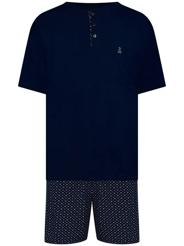robson-retro-brick-shortama-dunkelblau-bambus-herren image 1