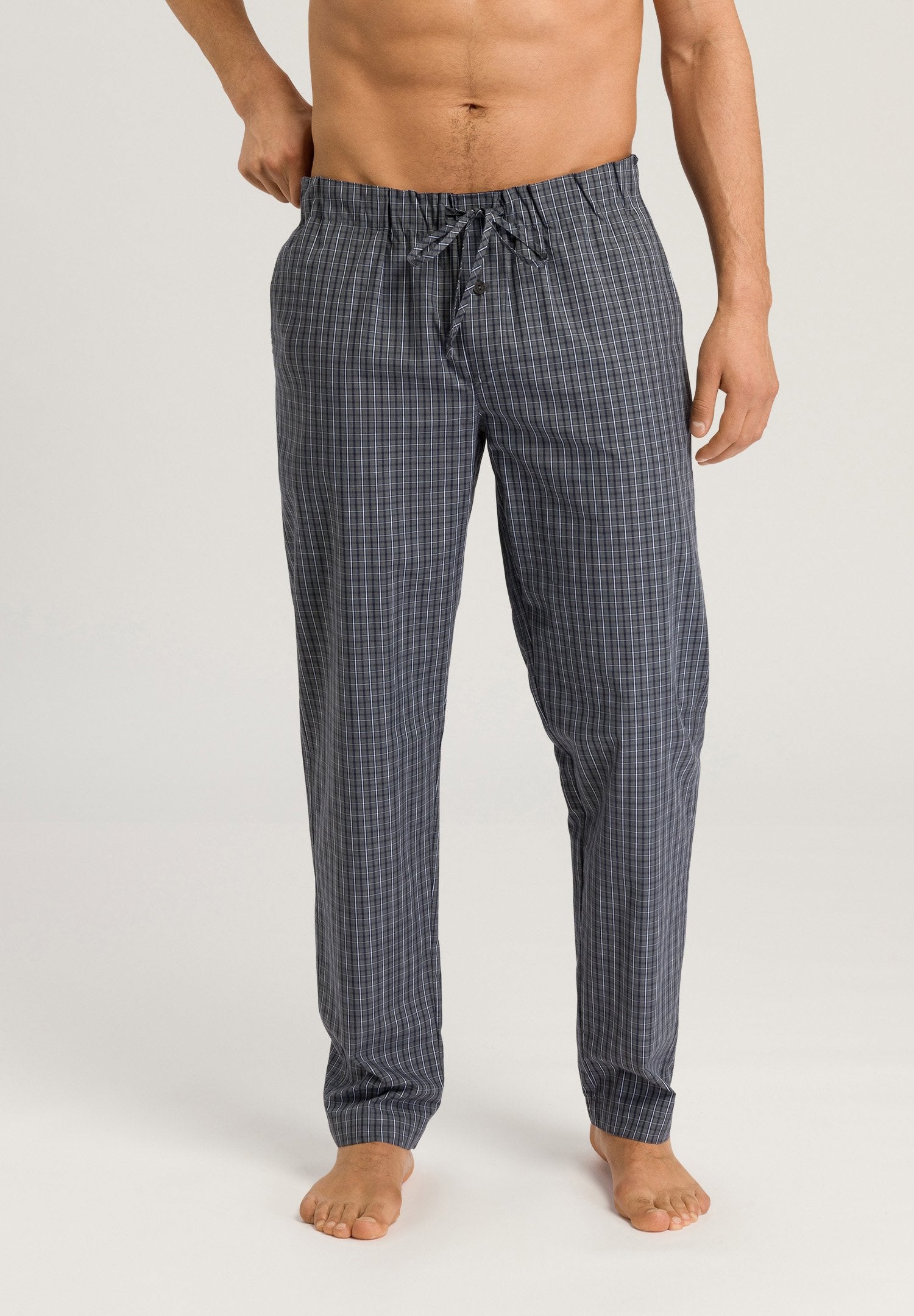 hanro-night-and-day-loungehose-casual-check-baumwolle-herren image 2