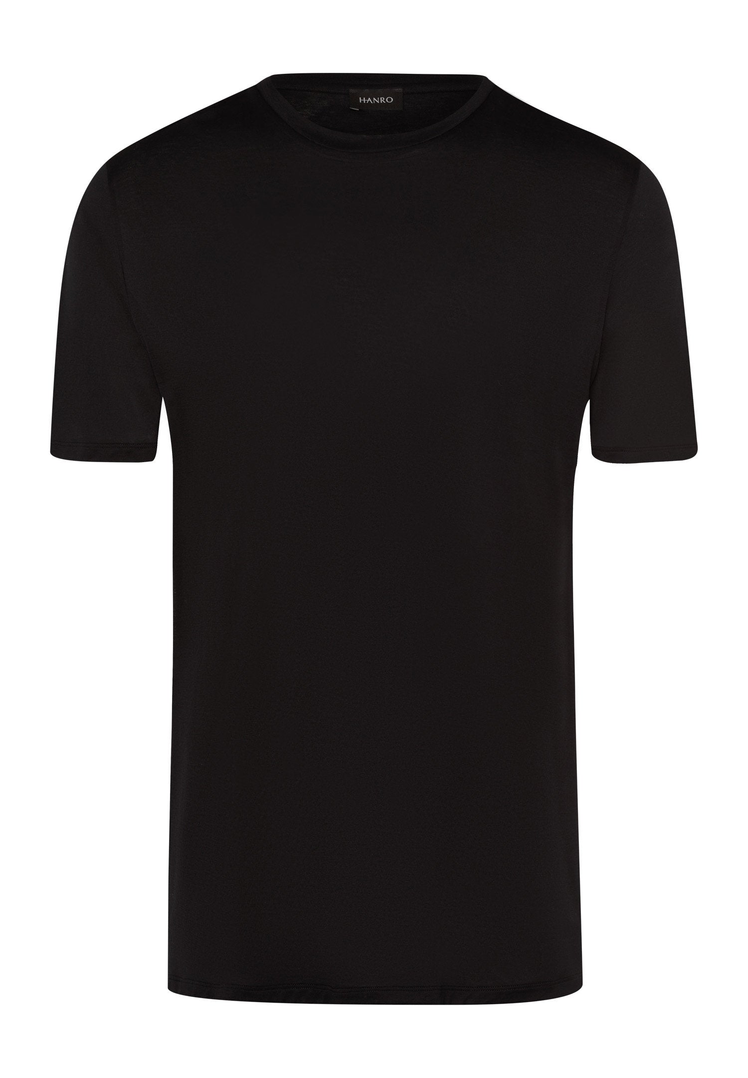 hanro-cotton-sporty-s-slv-shirt-t-shirt-schwarz-baumwolle image 1