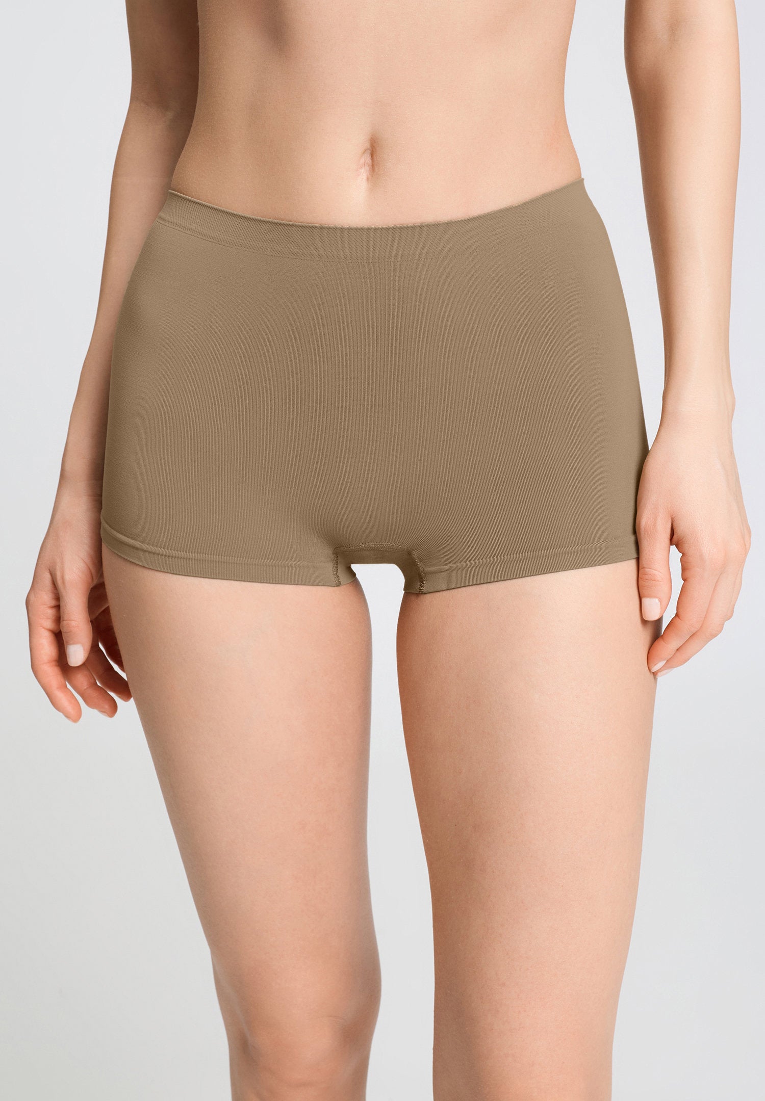 hanro-touch-feeling-panty-suede-camel-microfaser-damen image 2