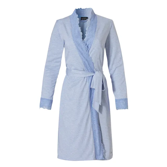 pastunette-powder-blue-morgenmantel-blau-modal-spitze image 1
