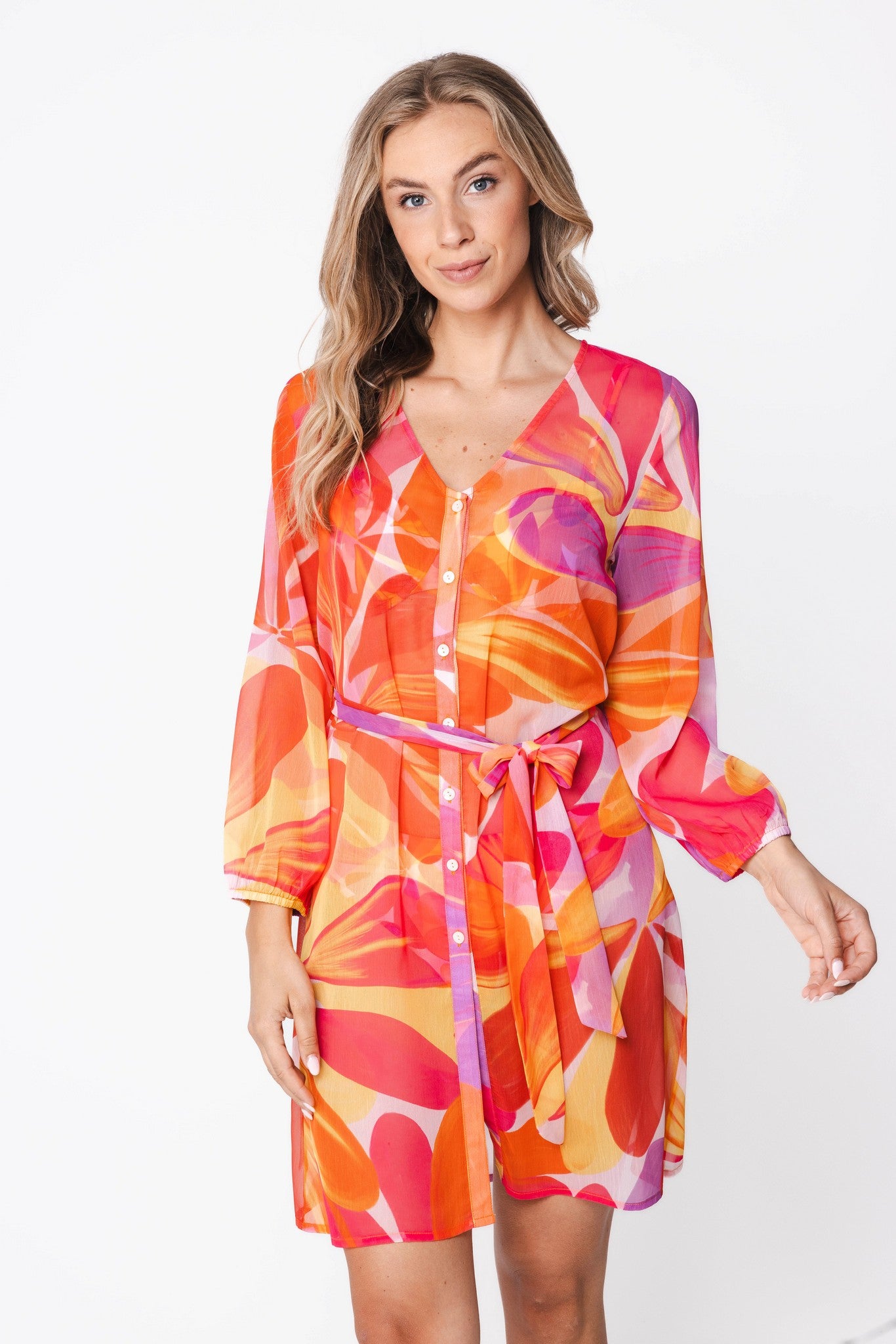 pastunette-tropic-oasis-strandkleid-bunt-blumen-95-cm image 5
