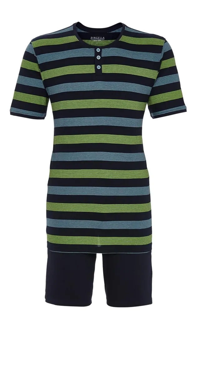 ringella-women-men-herren-shorty-pyjama-kiwi-gr-56-baumwolle image 1