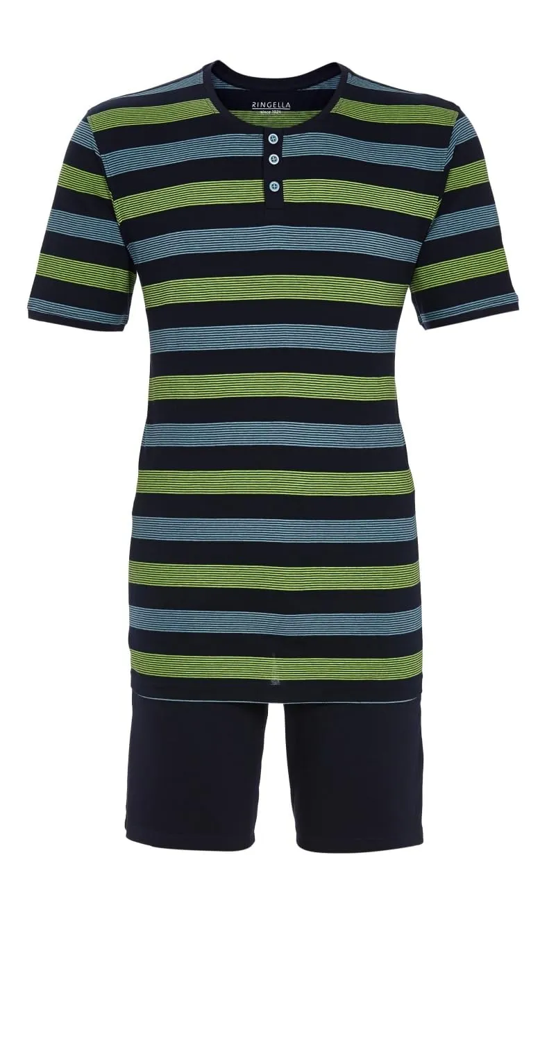 ringella-women-men-herren-shorty-pyjama-kiwi-gr-56-baumwolle image 1