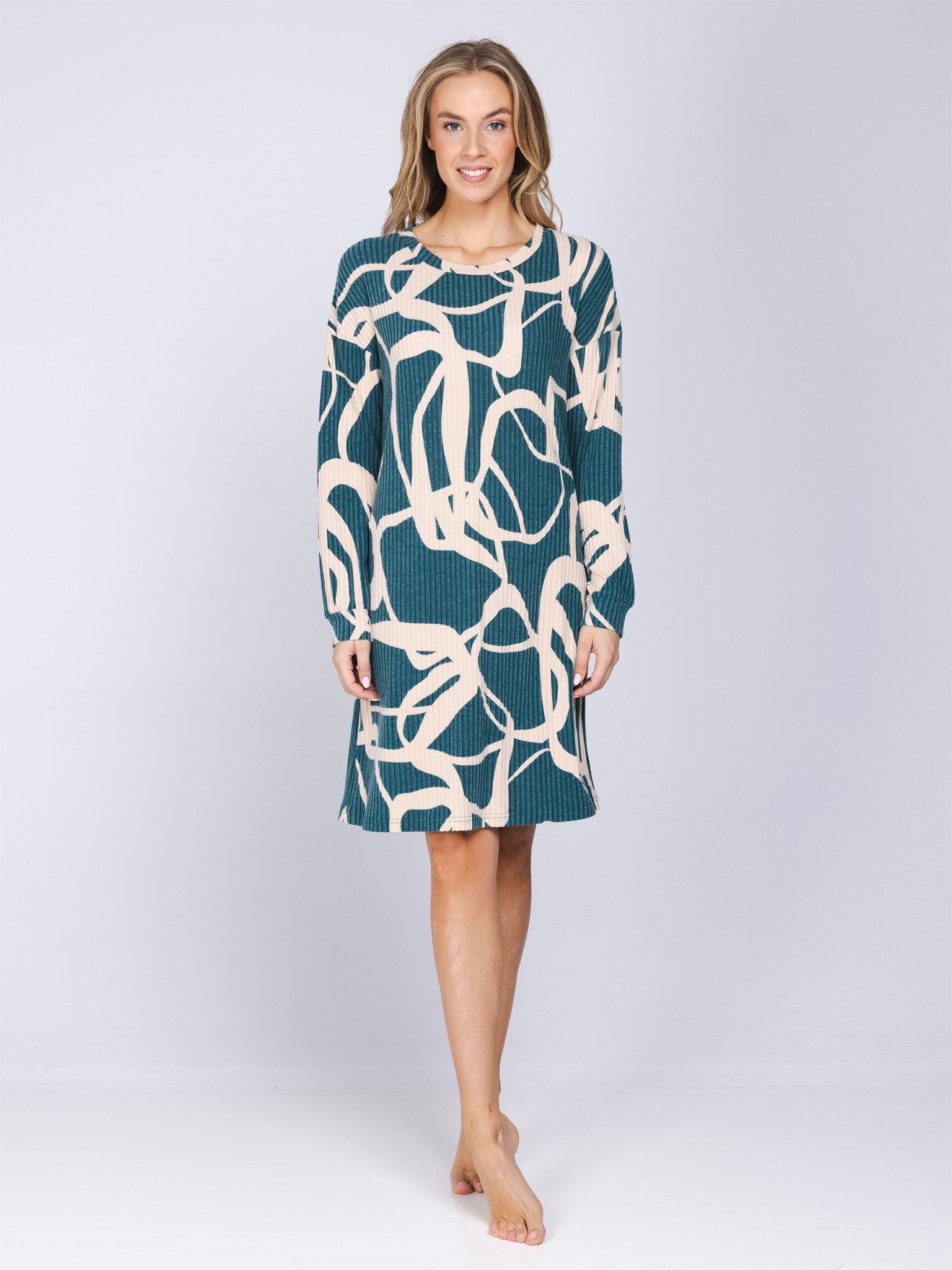 pastunette-premium-couture-nachthemd-gr-n-mit-print image 3