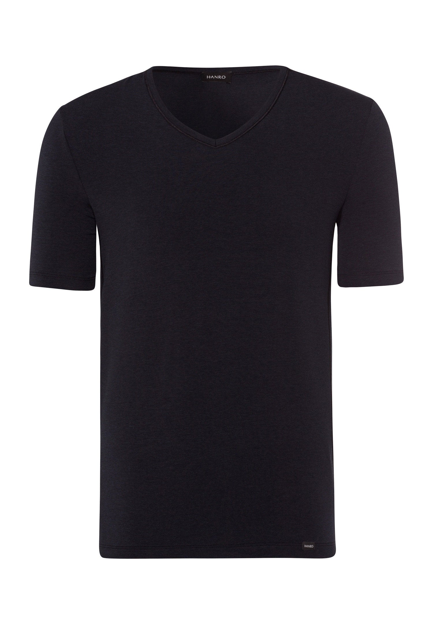 hanro-natural-function-t-shirt-v-ausschnitt-deep-black image 1