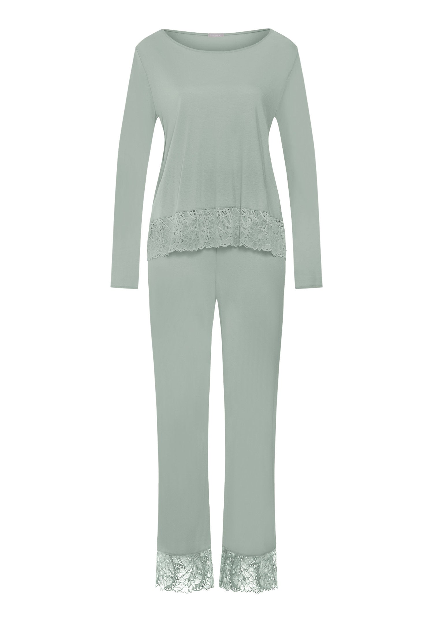 hanro-azelia-nw-l-slv-pajama-pyjama-mystic-breeze-spitze image 2