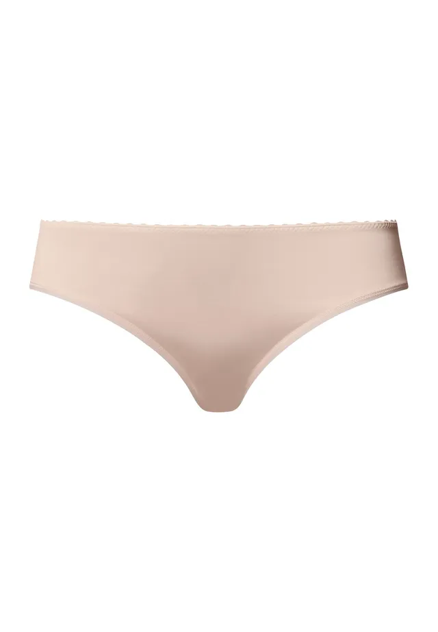 hanro-satin-deluxe-mini-briefs-slip-natural-viskose image 1