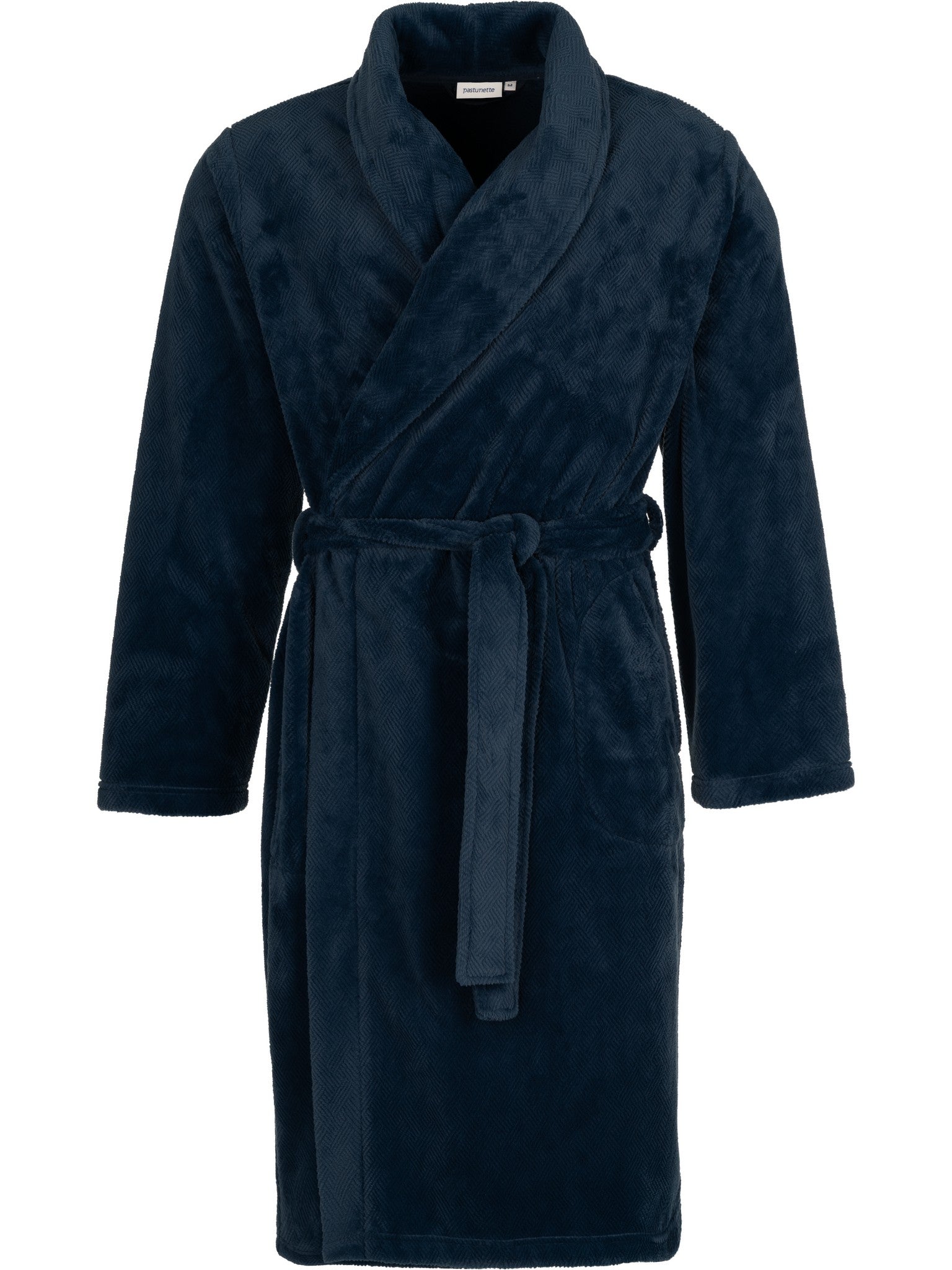 pastunette-blue-comfort-herren-bademantel-blau-fleece image 5