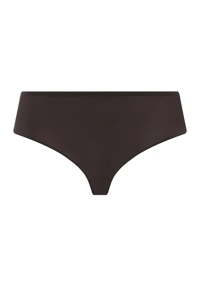 hanro-allure-midi-briefs-damen-mocha-brown-hoher-schnitt image 1