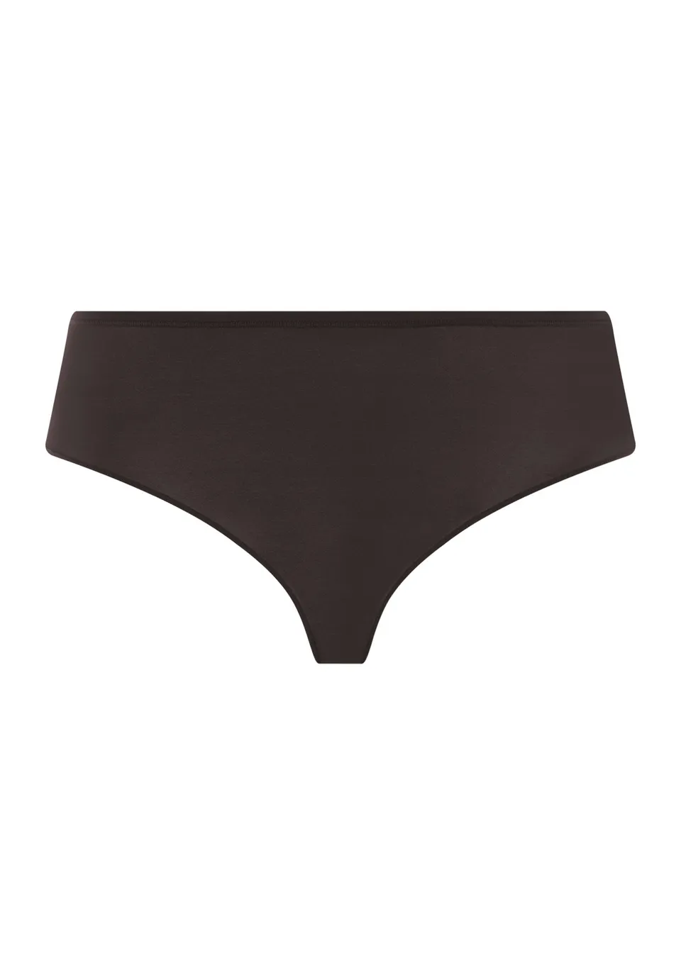 hanro-allure-midi-briefs-damen-mocha-brown-hoher-schnitt image 1