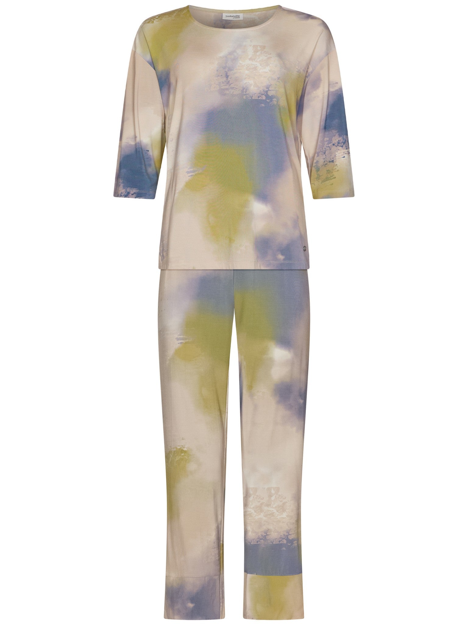pastunette-premium-pyjama-serenity-beige-modal-damen-3-4-arm image 1