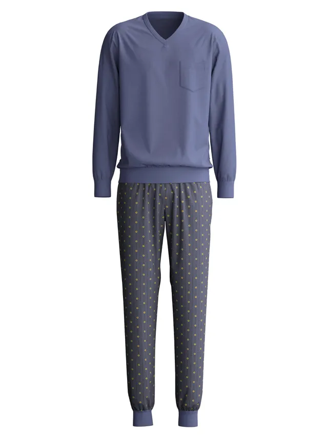 calida-relax-imprint-b-ndchen-pyjama-herren-mit-b-ndchen image 1