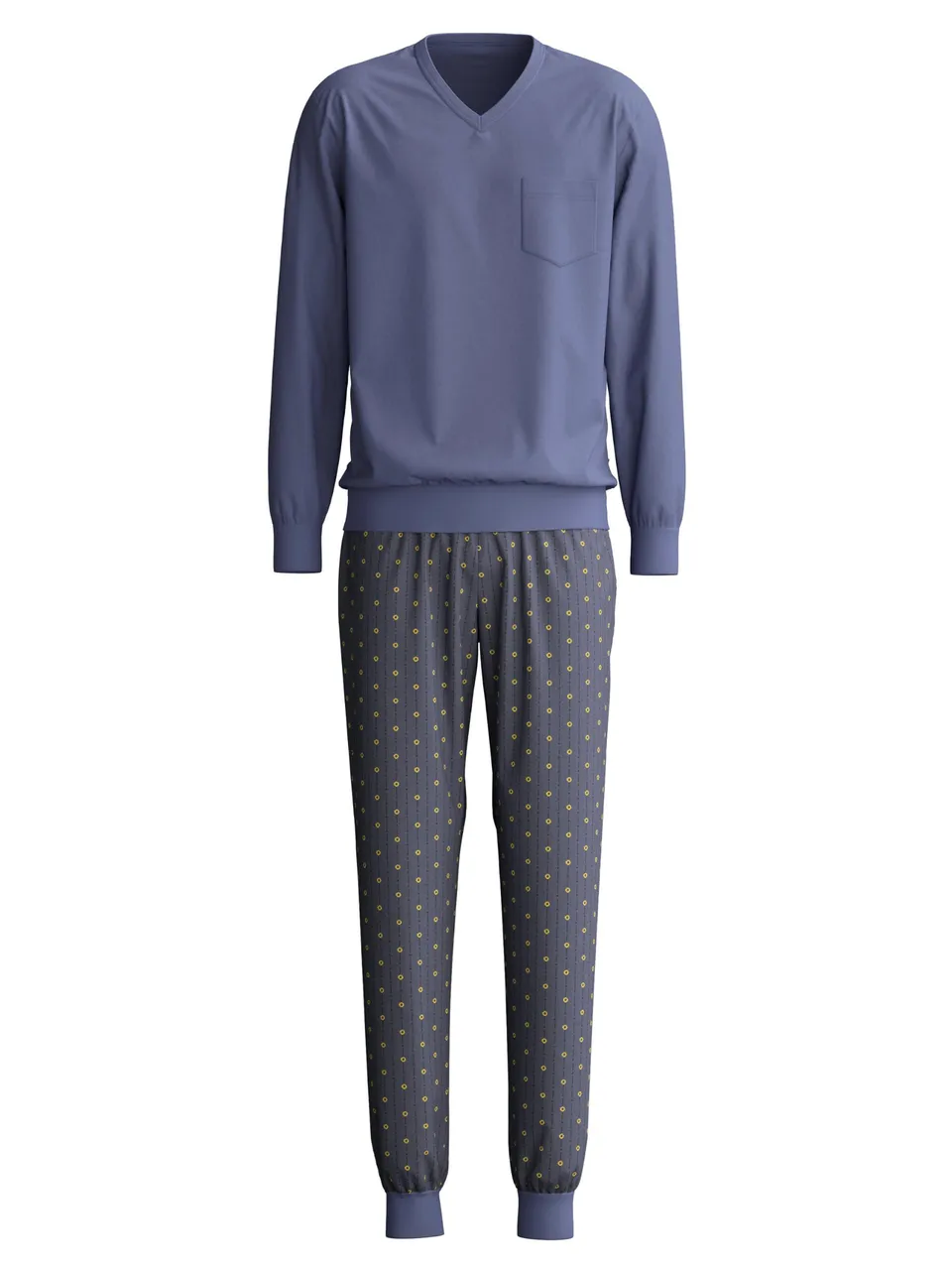 calida-relax-imprint-b-ndchen-pyjama-herren-mit-b-ndchen image 1