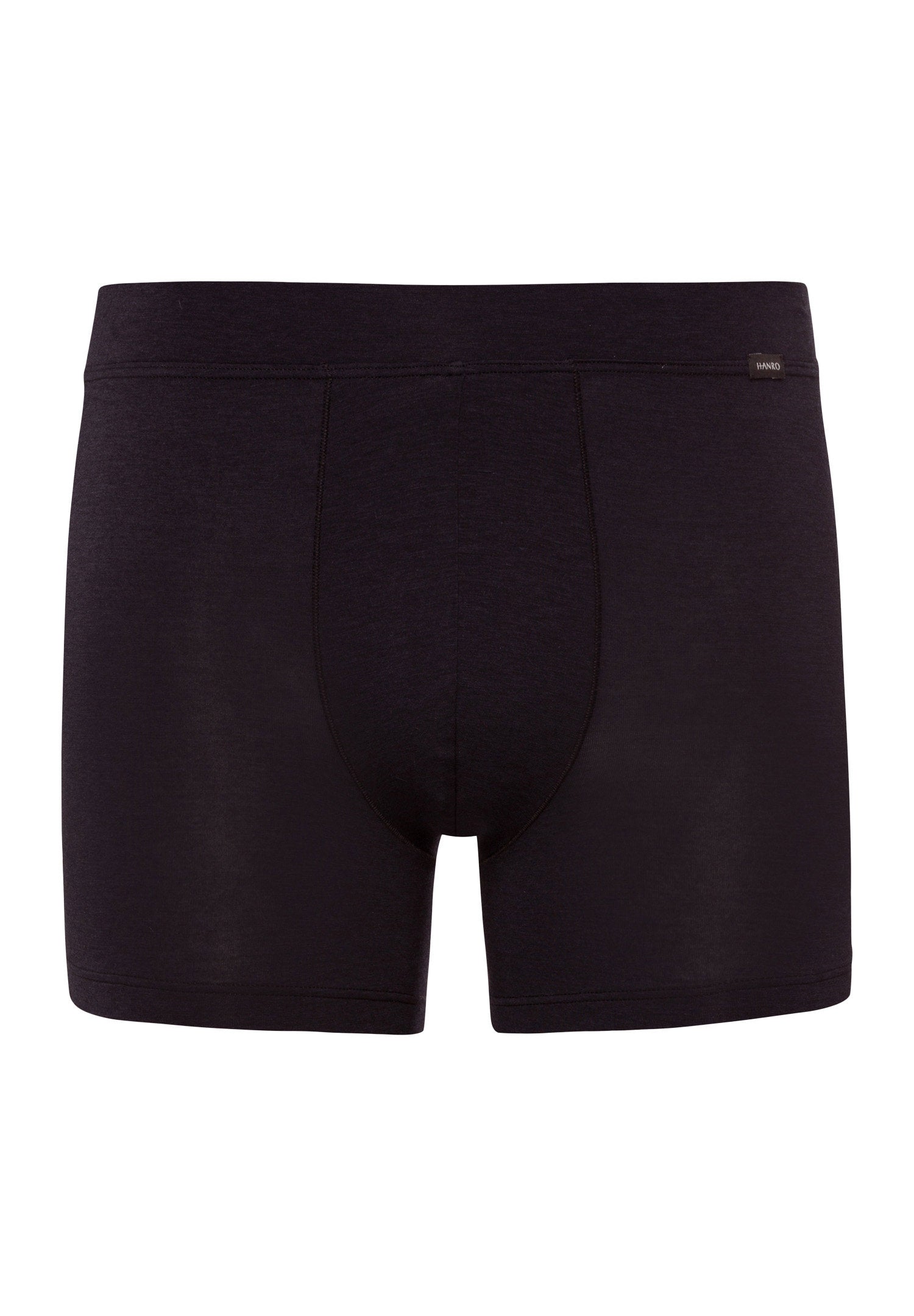 hanro-natural-function-boxer-short-lang-deep-black-tencel image 1