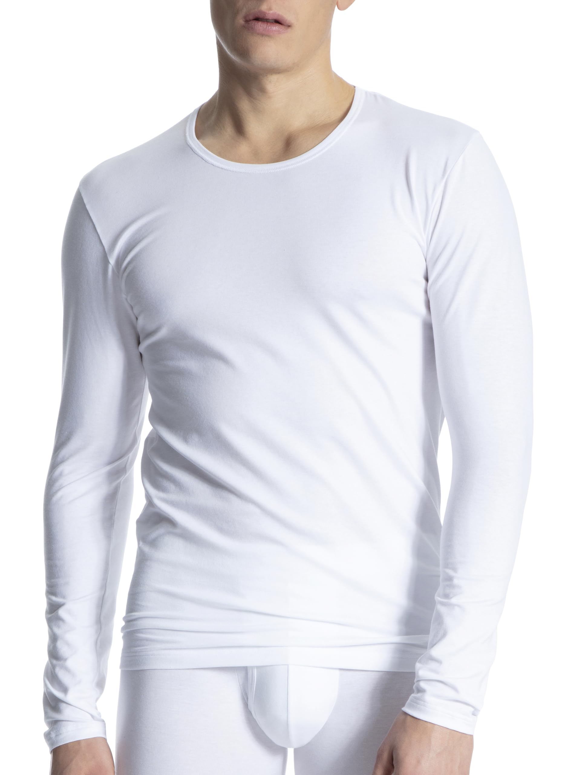 calida-cotton-code-langarmshirt-herren-schwarz-rundhals image 1