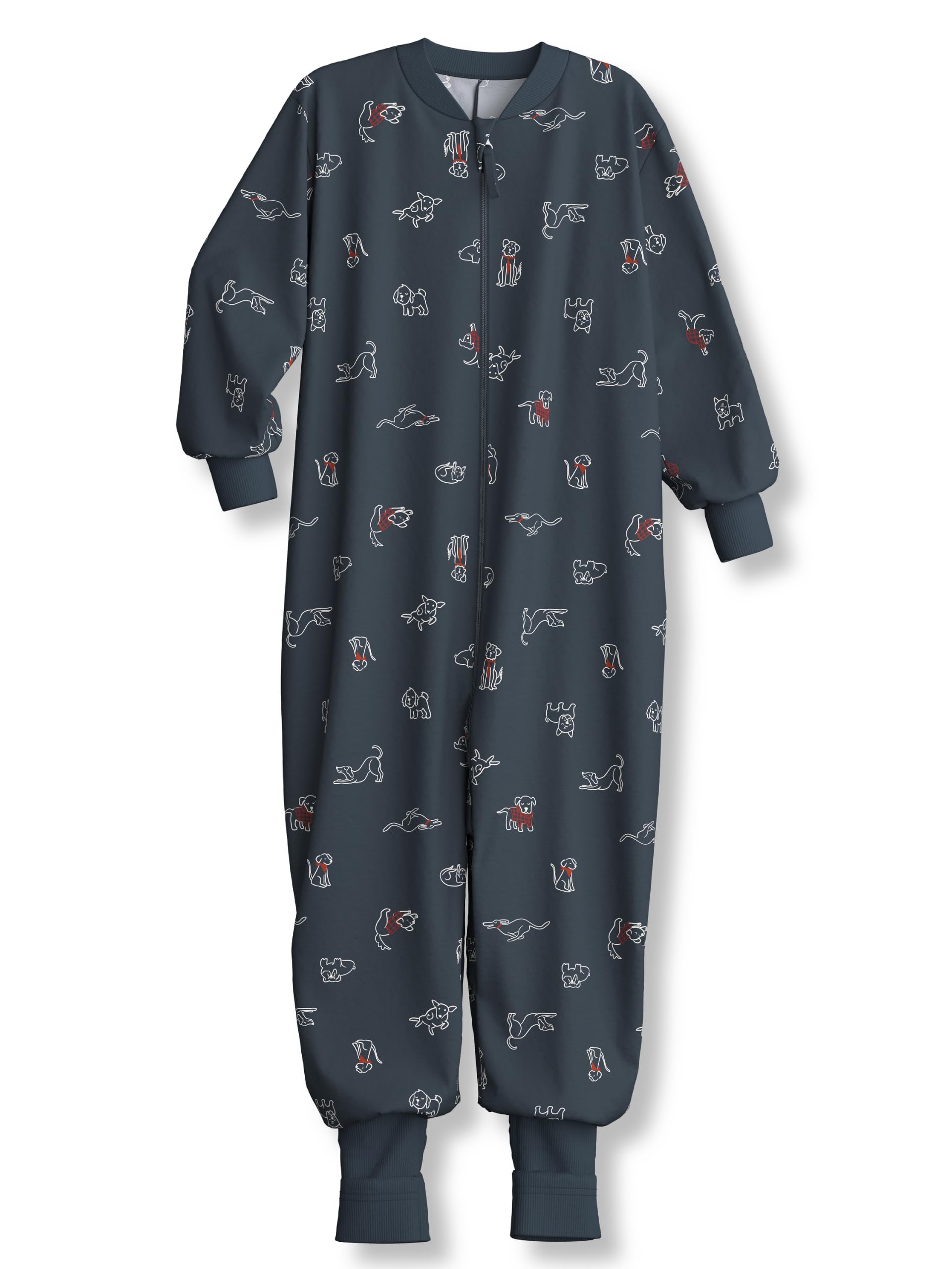 calida-family-friends-pyjamaset-jungen-92-98-grau-einteiler image 1