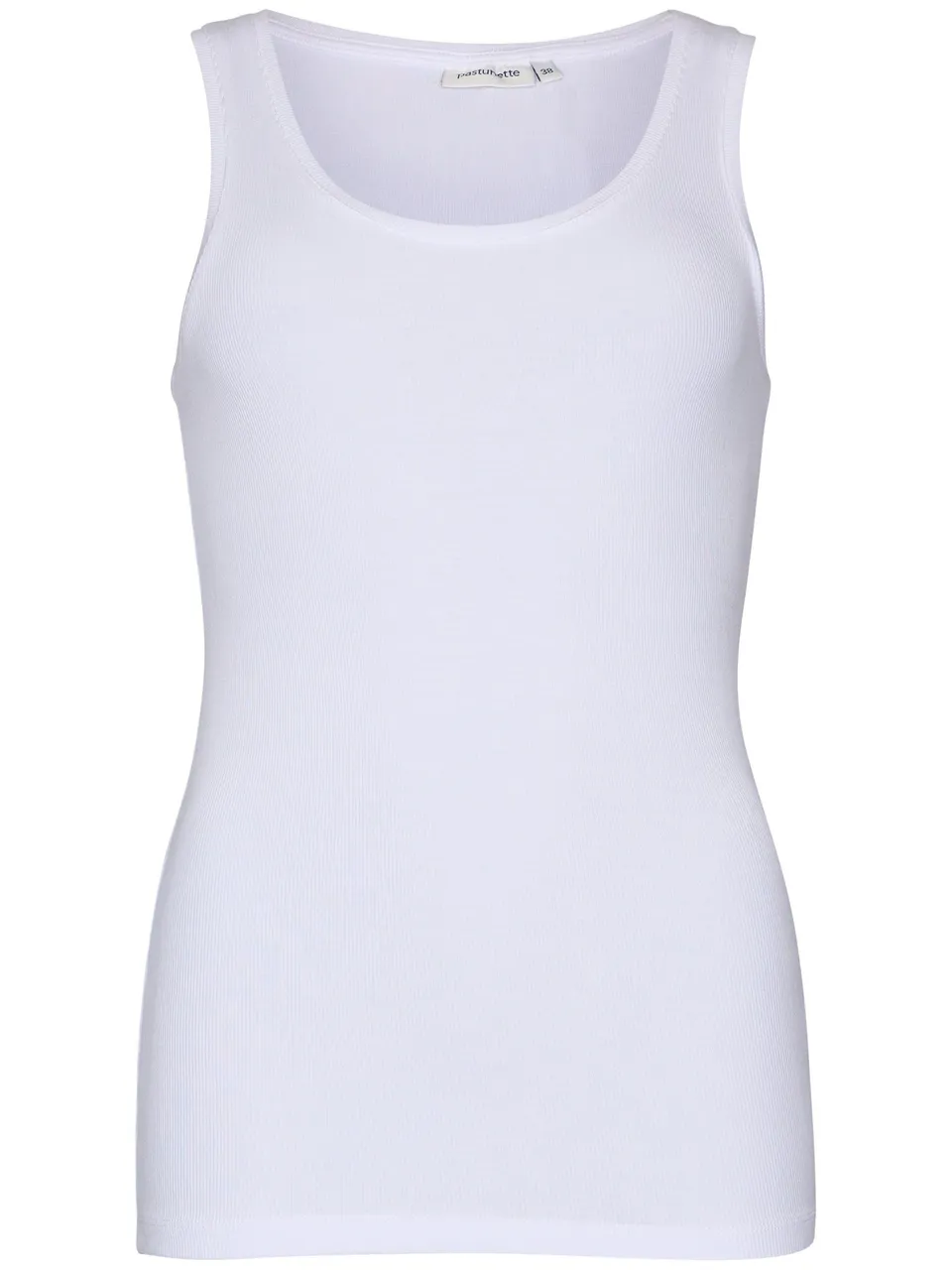 pastunette-beach-basic-tanktop-viskose-wei-uni image 1