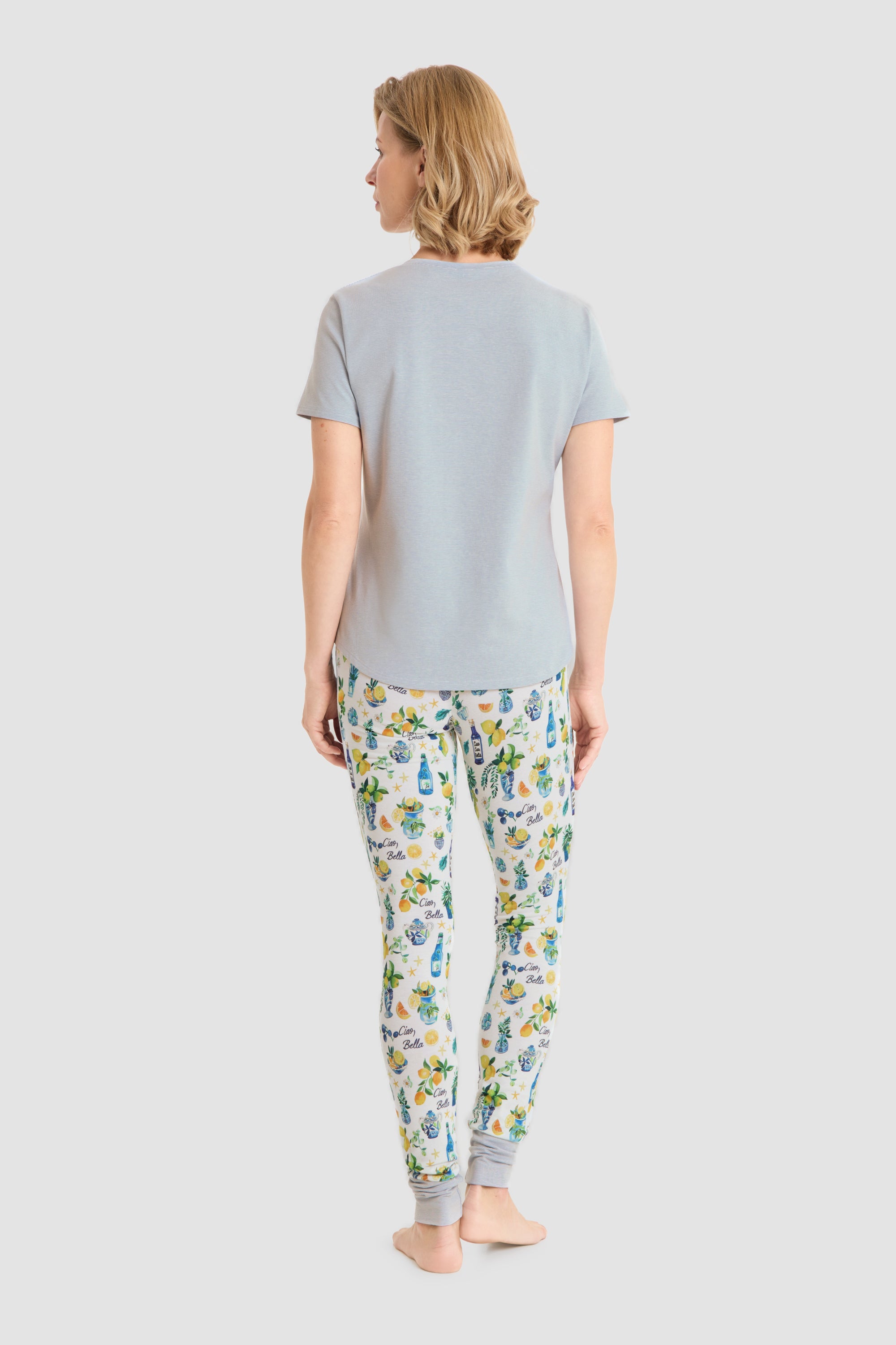 r-sch-be-happy-pyjama-lang-zitronendruck-baumwolle image 3