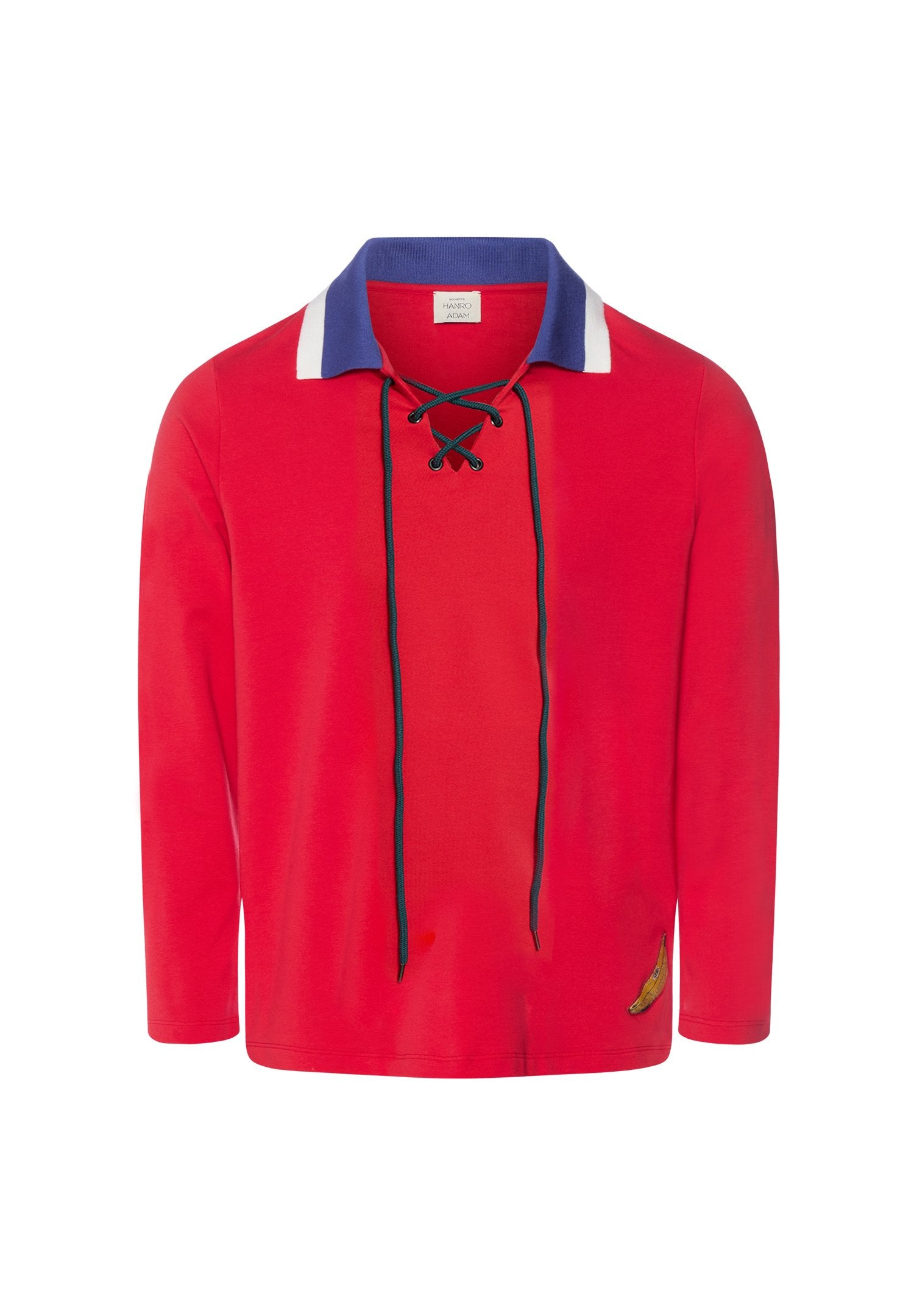 hanro-charlotte-adam-074718-langarmshirt-cherry-red-bio-baumwolle image 1