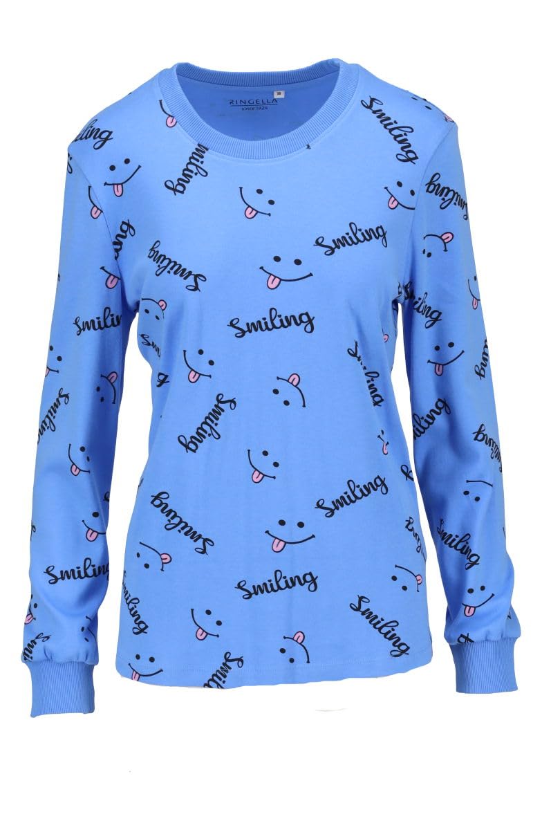 ringella-women-men-pyjama-mit-strickb-ndchen-schlafanzug image 4
