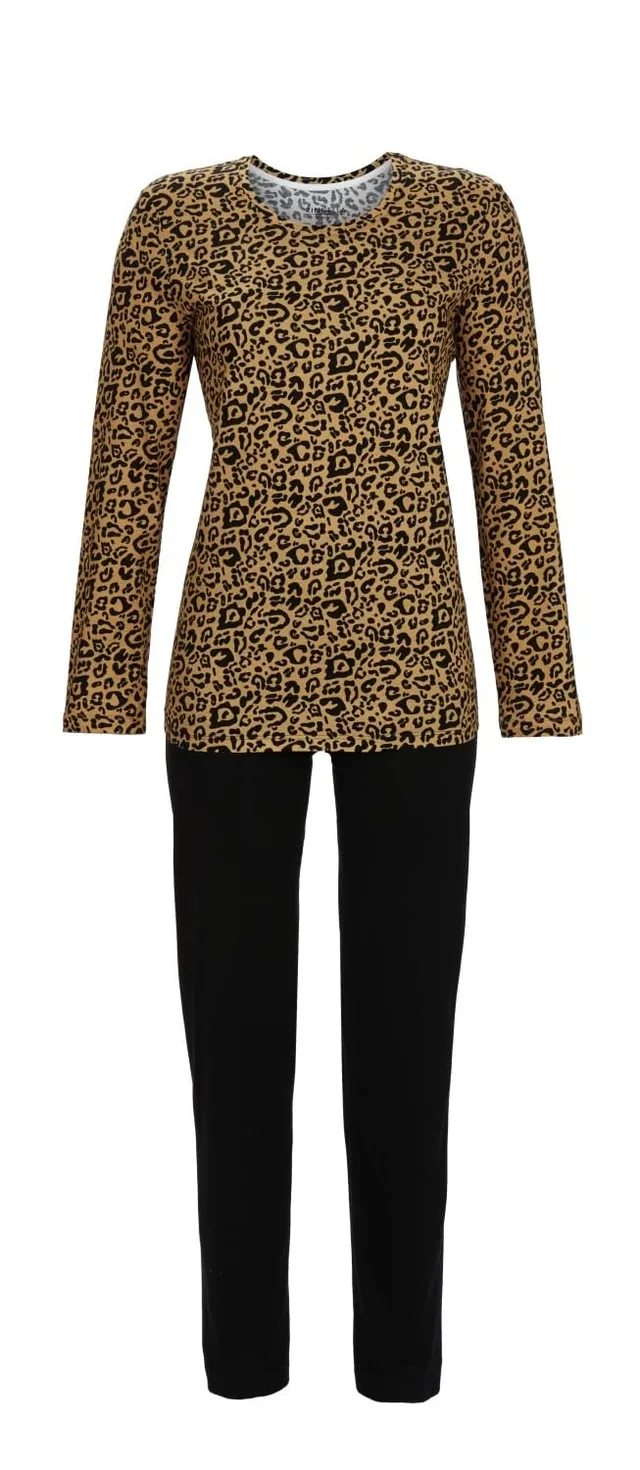 ringella-women-pyjama-langarm-animalprint-gr-42-baumwolle image 1