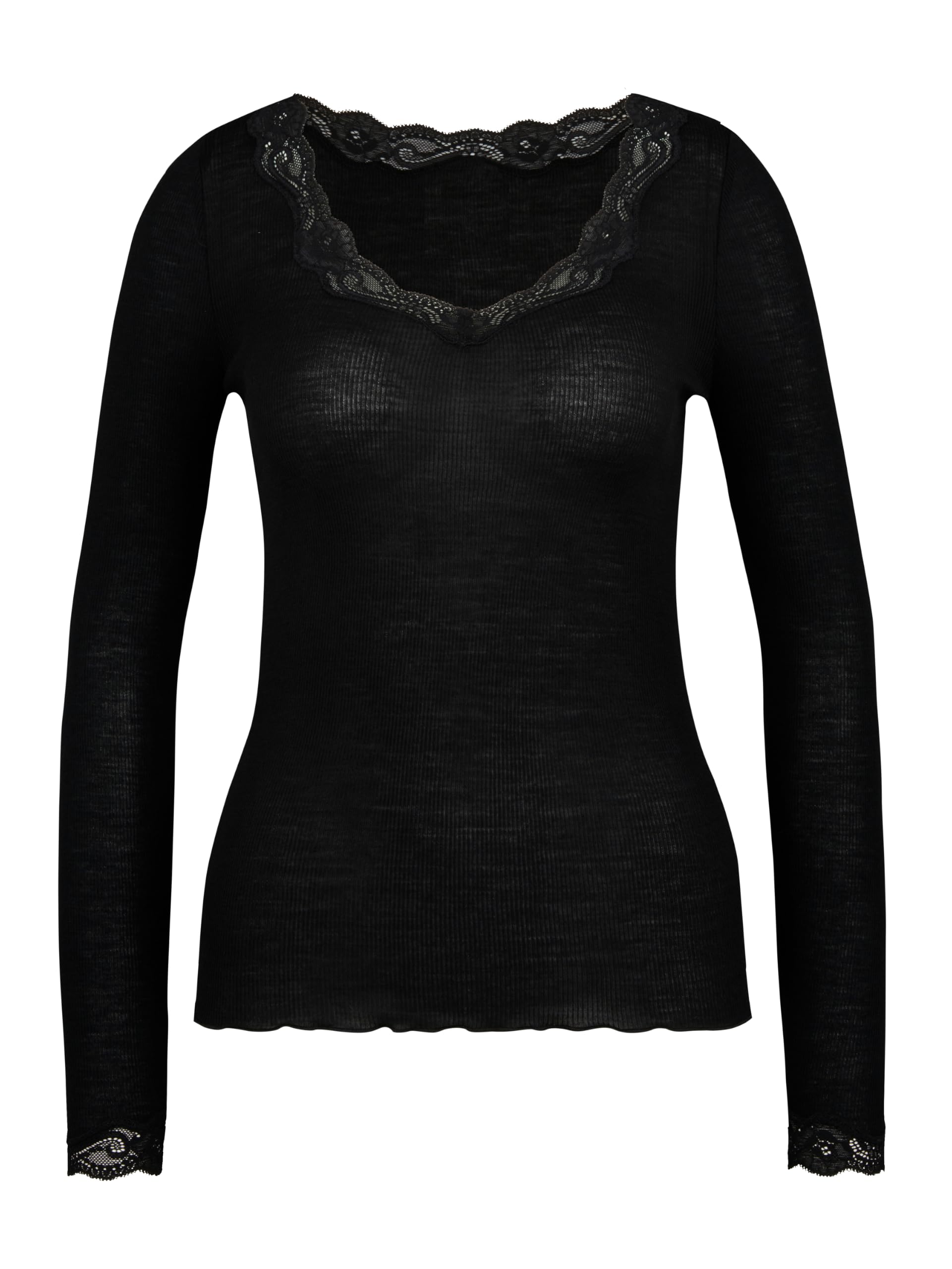 calida-richesse-lace-langarmshirt-damen-wolle-seide-spitze image 1