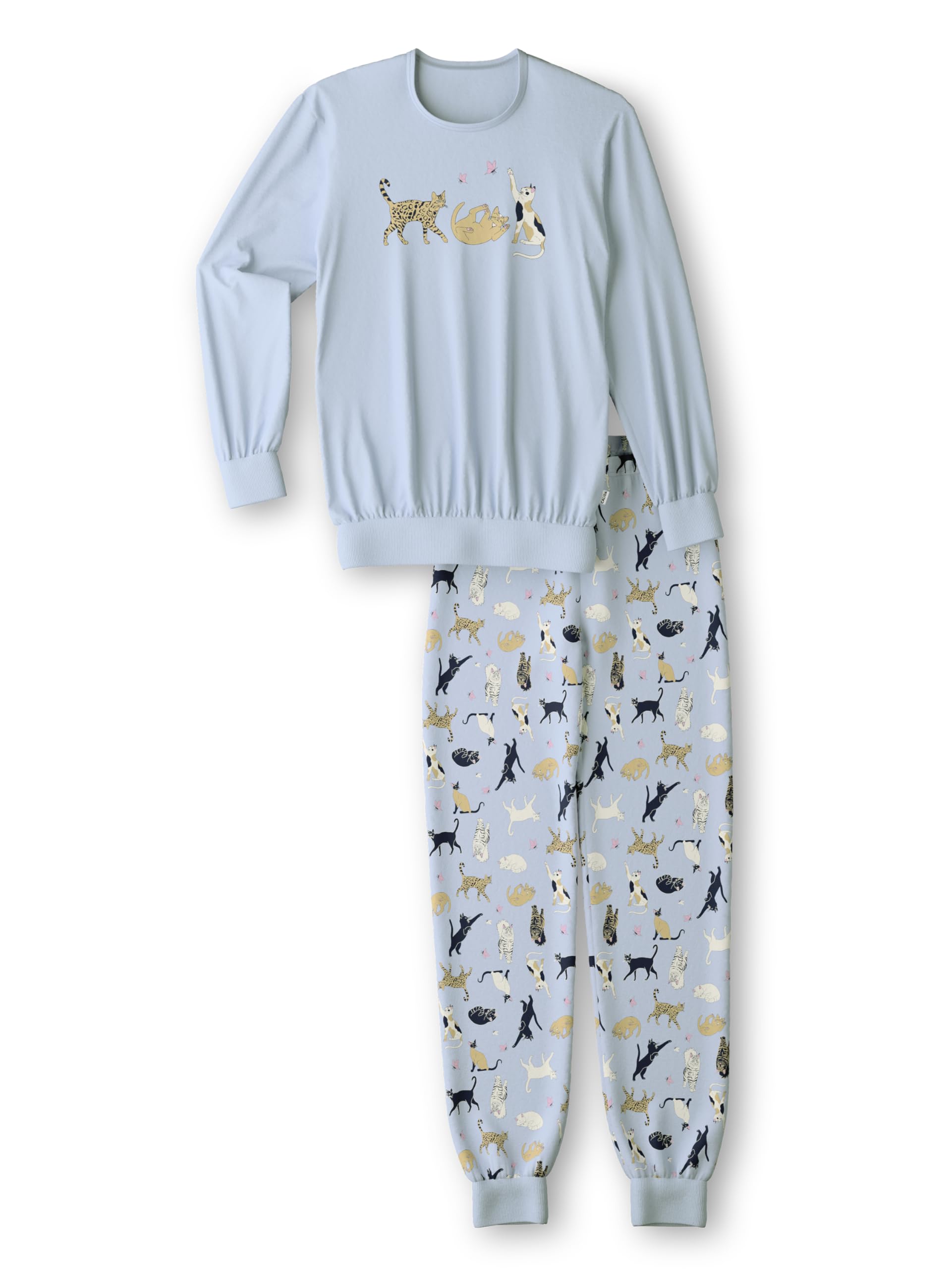calida-favourites-sleep-kids-kitty-pyjamaset-harmony-blue-128 image 3