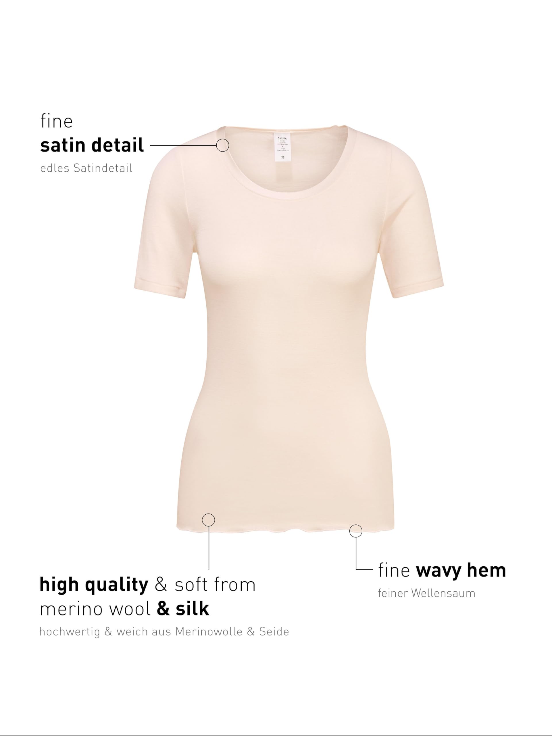 calida-true-confidence-t-shirt-damen-wolle-seide-48-50 image 6