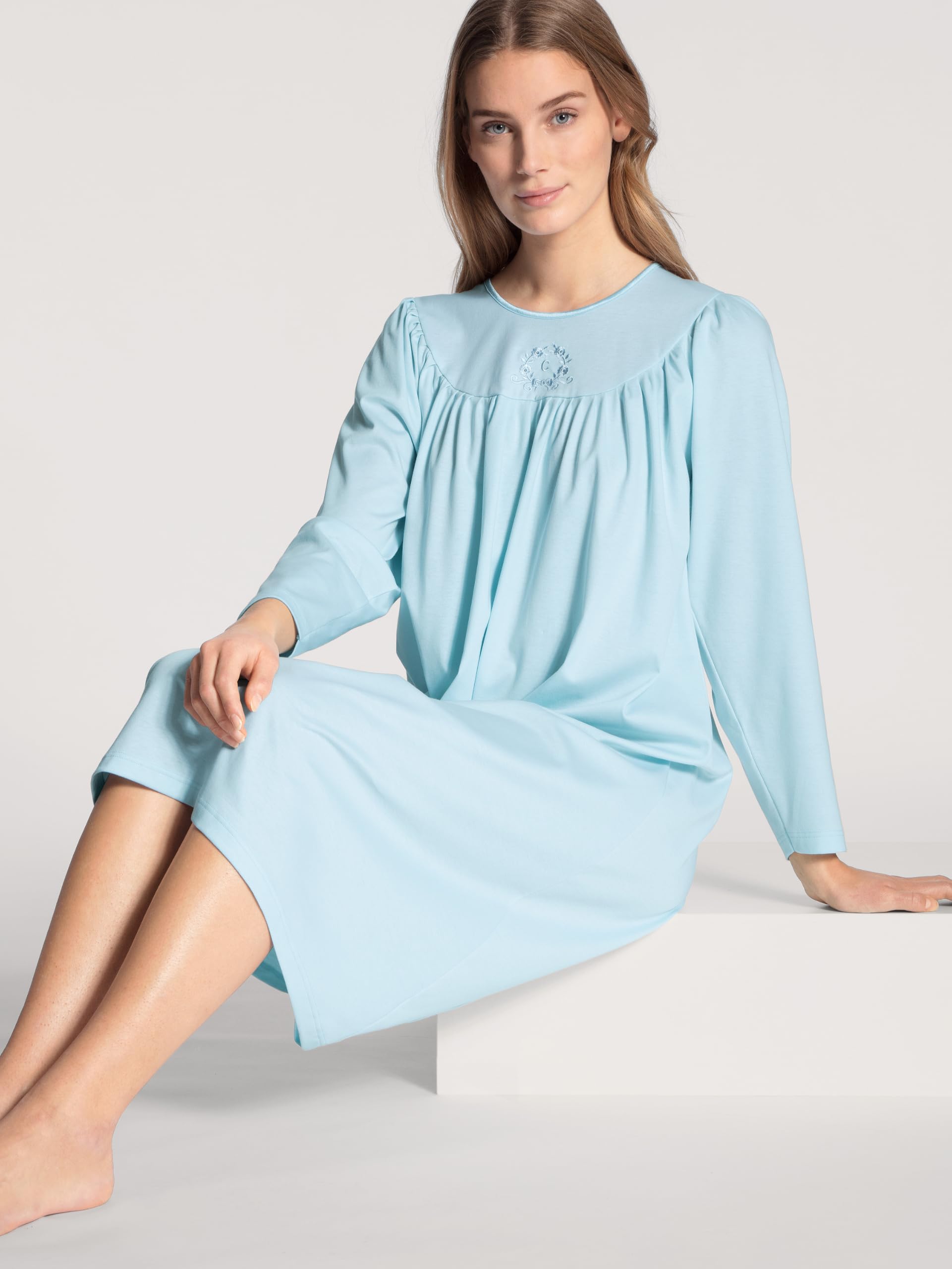 calida-soft-cotton-nachthemd-damen-wei-gr-e-48-50 image 5