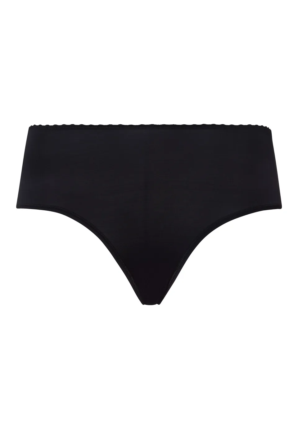 hanro-satin-deluxe-midi-briefs-071126-schwarz-modal image 1