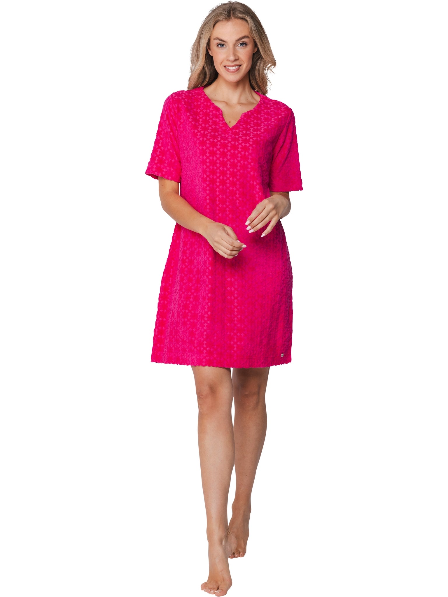 pastunette-paradise-pink-nachthemd-damen-rosa-baumwolle image 2