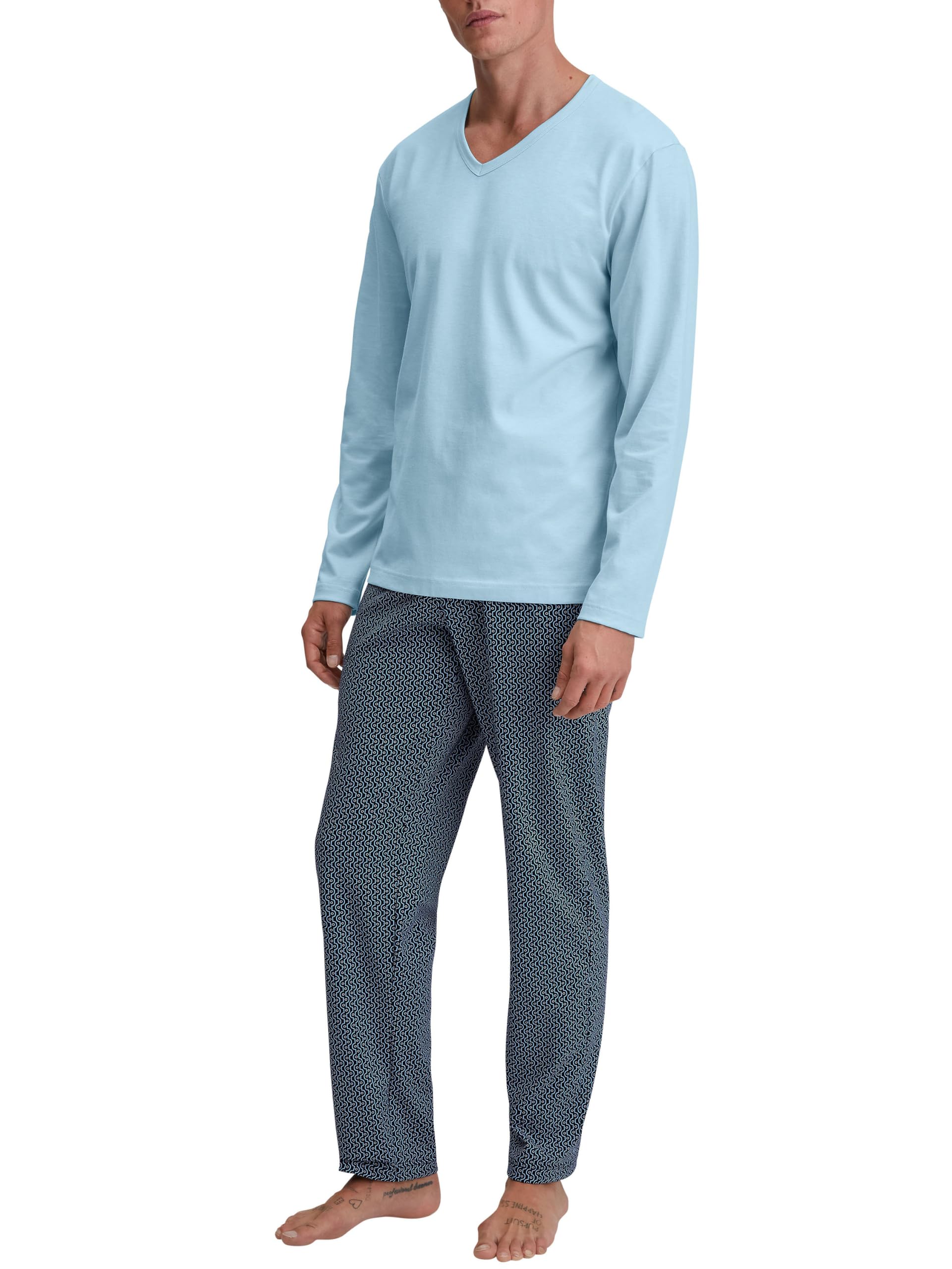 calida-cotton-special-pyjama-herren-baumwolle-dunkelblau image 6
