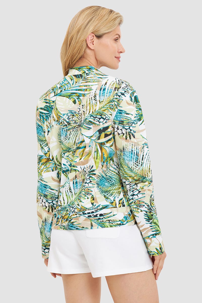 r-sch-be-happy-sweatjacke-palmendruck-gr-n-baumwolle image 3