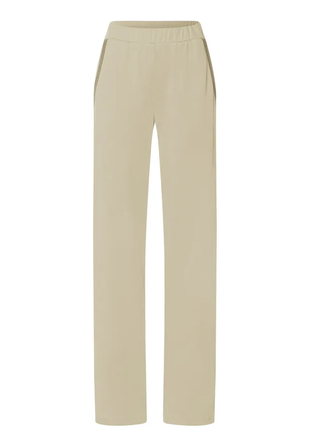 hanro-pure-comfort-long-pants-damenhose-olive-stem-tencel image 1