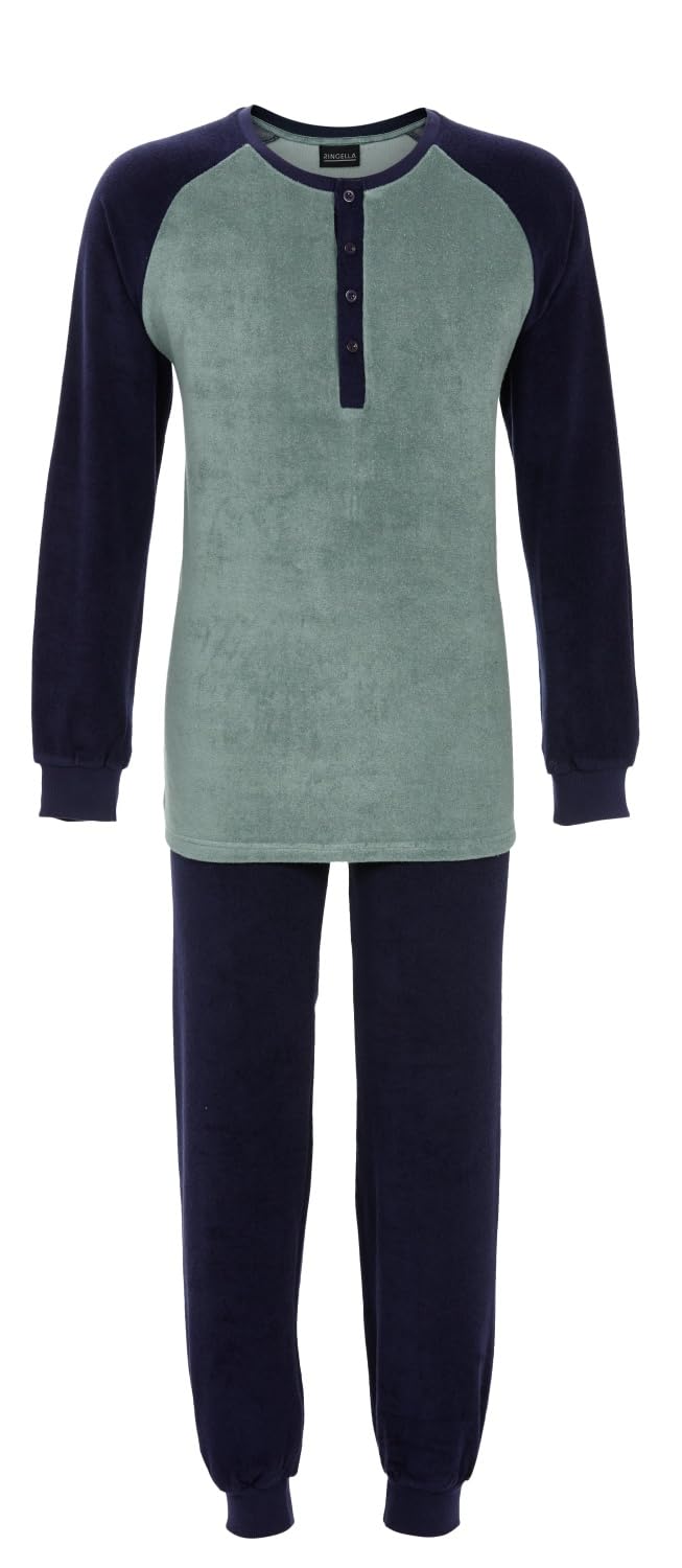 ringella-women-men-pyjama-stretchfrottee-kuschelpyjama-warm image 1