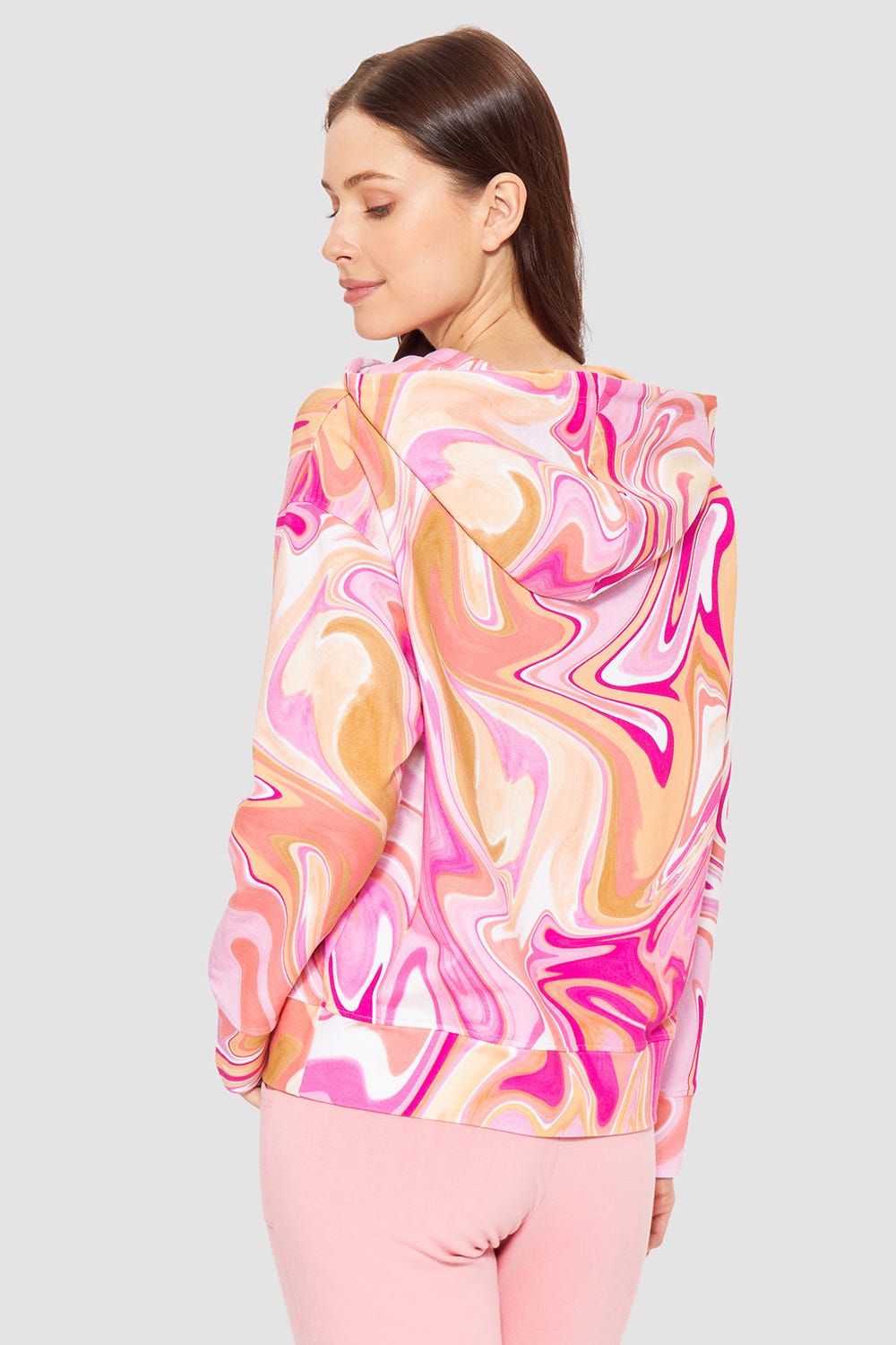 r-sch-be-happy-sweatshirt-langarm-hoodie-pink-sixties image 3